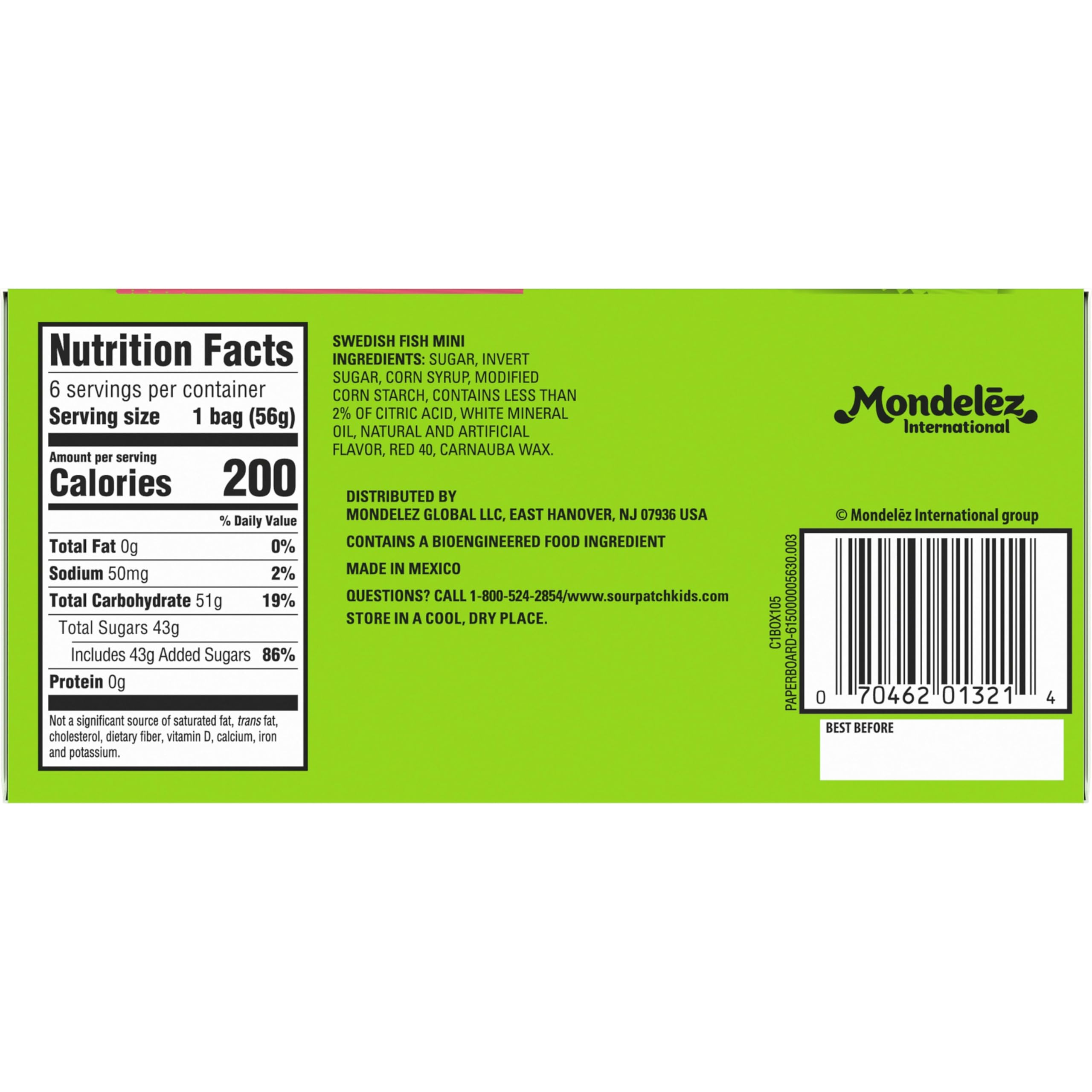 SOUR PATCH KIDS and SWEDISH FISH Mini Soft & Chewy Candy Variety Pack, Bulk Candy, 18-2 oz Bags - Image 16