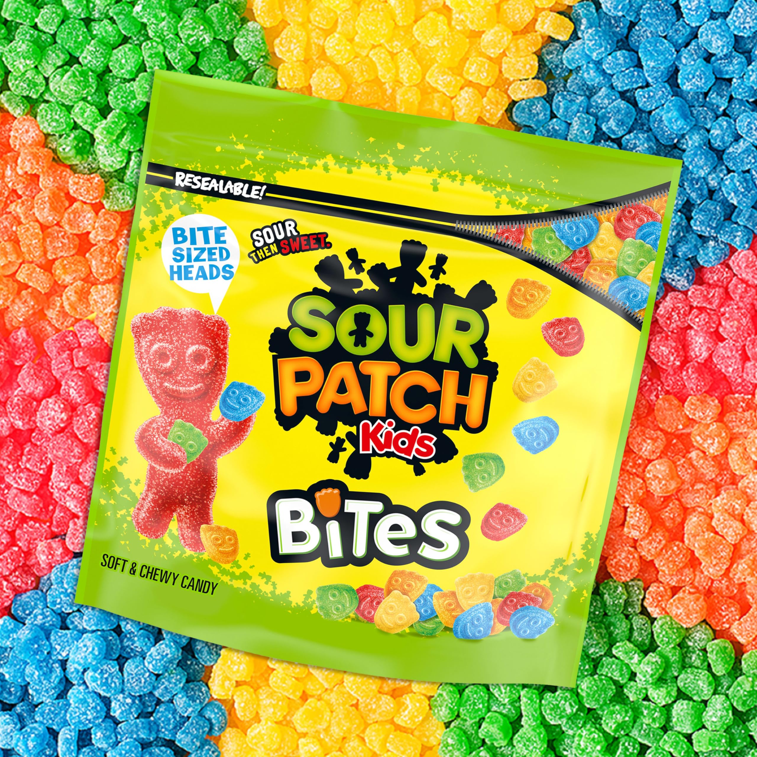 SOUR PATCH KIDS Bites Soft & Chewy Gummy Candy, 12 oz - Image 6