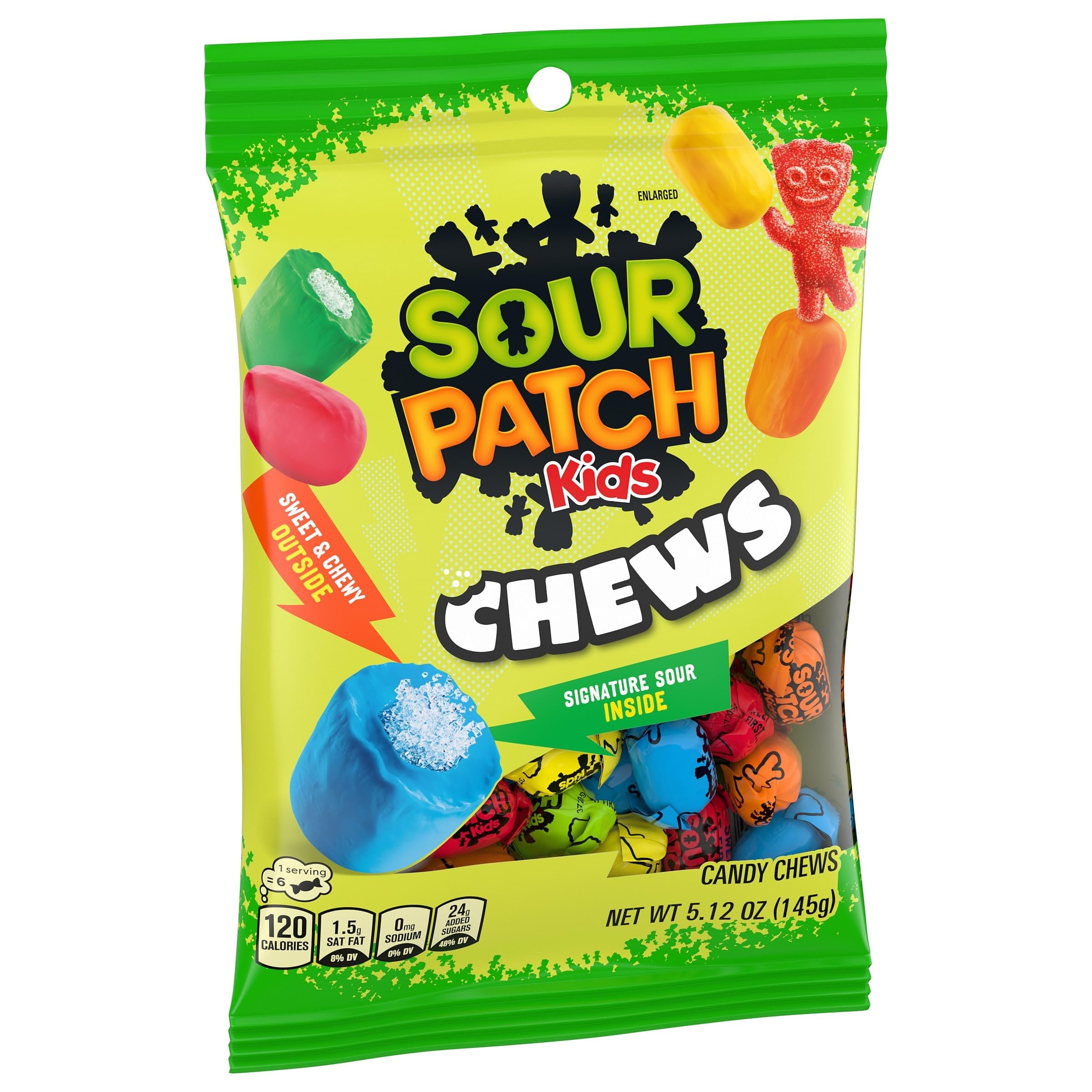 SOUR PATCH KIDS Chews Soft & Chewy Candy, 5.12 oz - Image 10