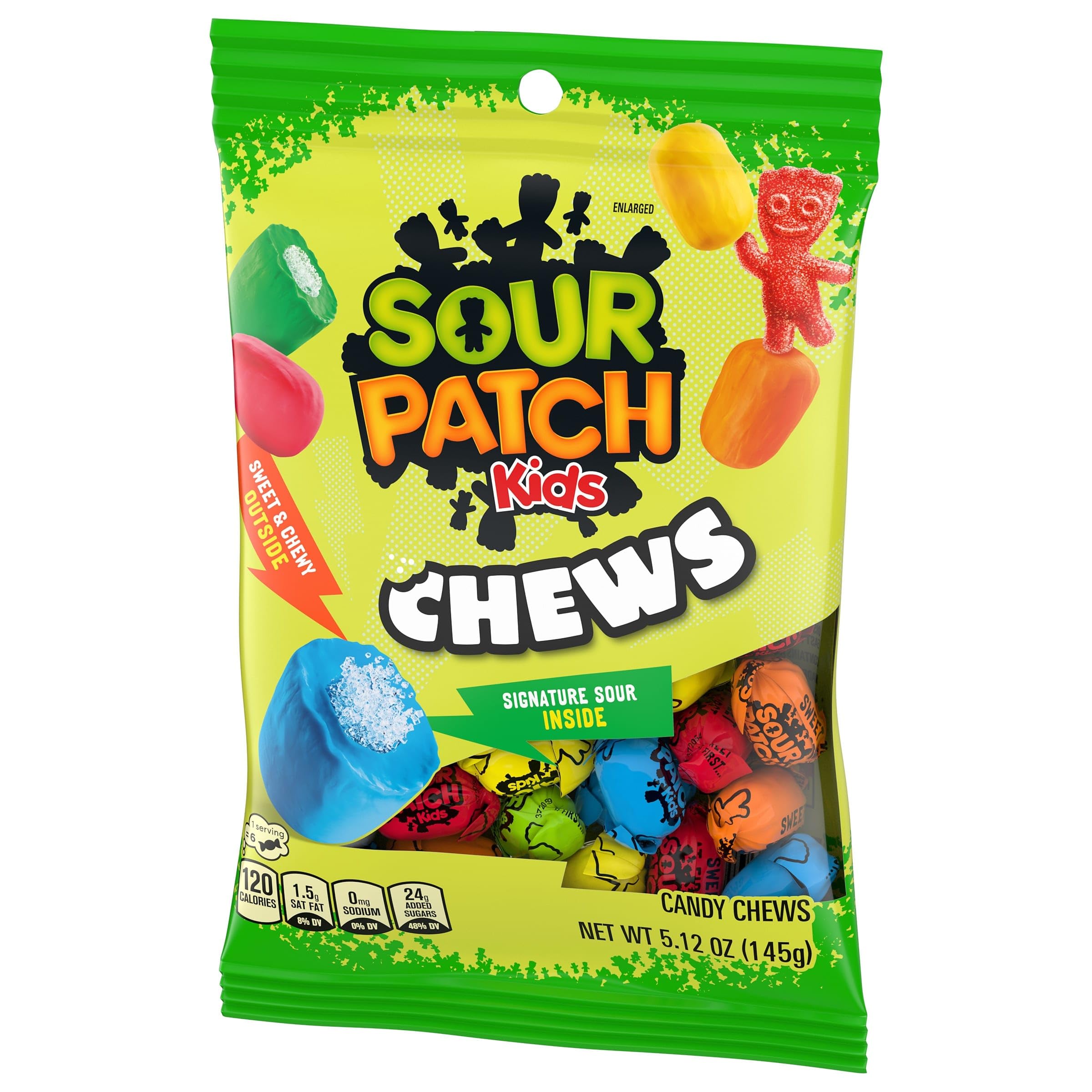 SOUR PATCH KIDS Chews Soft & Chewy Candy, 5.12 oz - Image 11