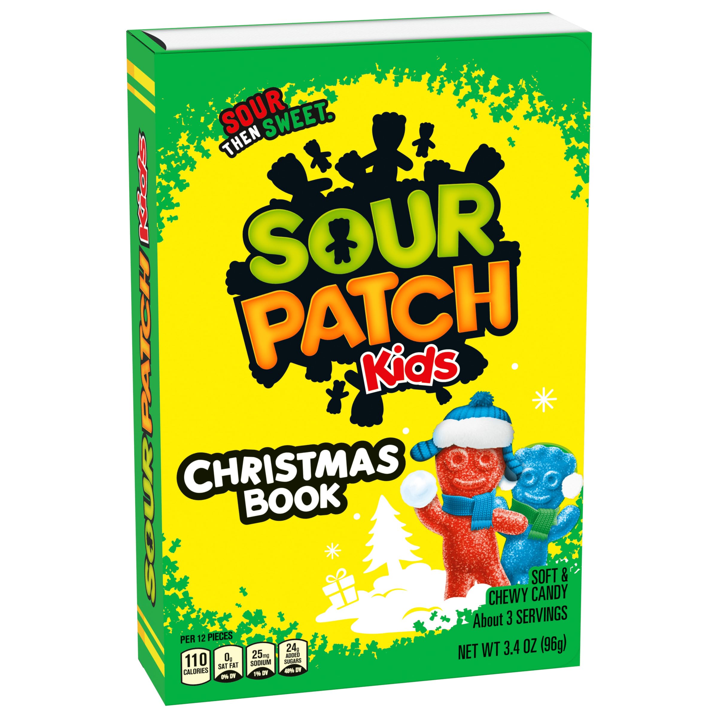 SOUR PATCH KIDS Christmas Storybook, Holiday Candy Stocking Stuffer, 3.4 oz Box of Soft & Chewy Candy - Image 11