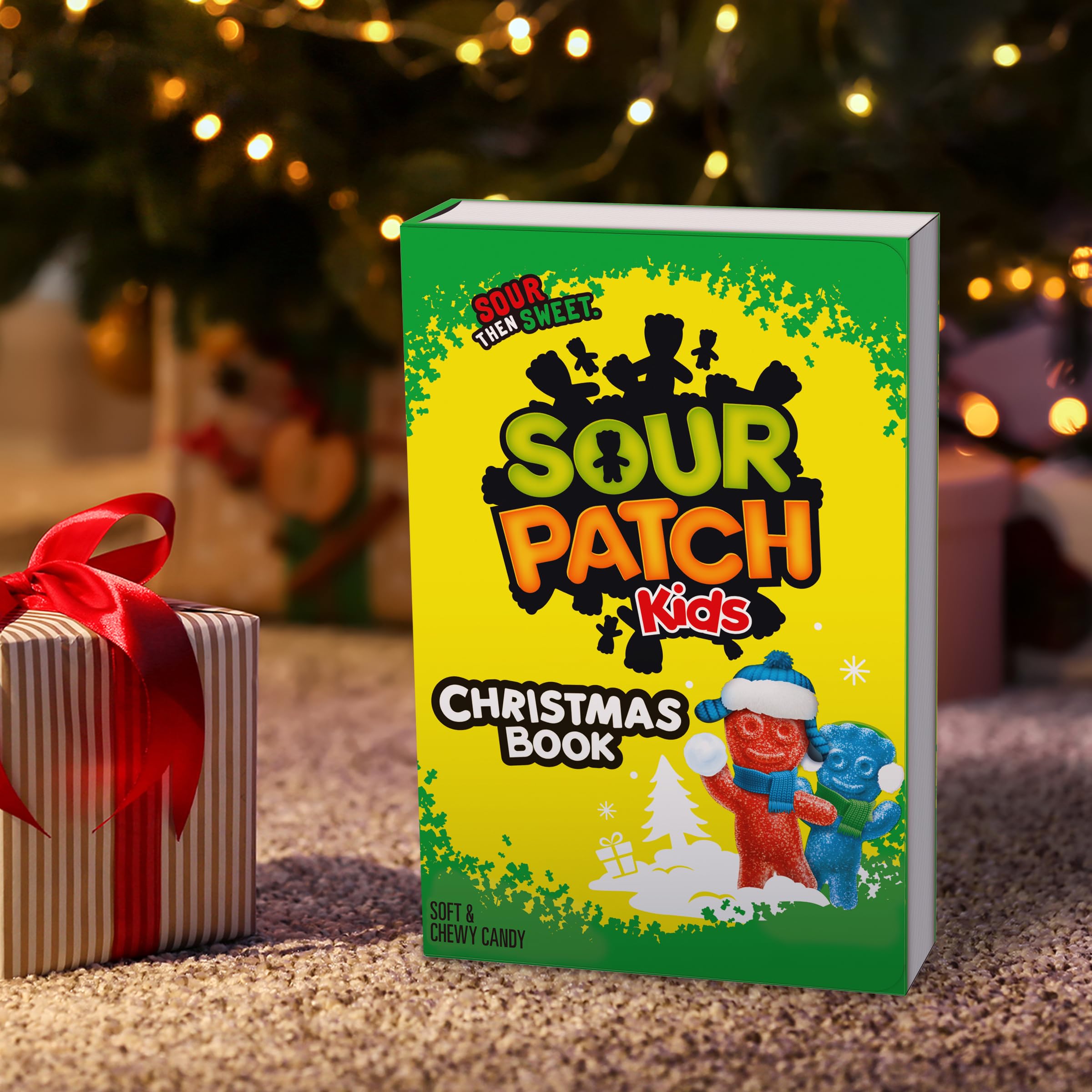 SOUR PATCH KIDS Christmas Storybook, Holiday Candy Stocking Stuffer, 3.4 oz Box of Soft & Chewy Candy - Image 6