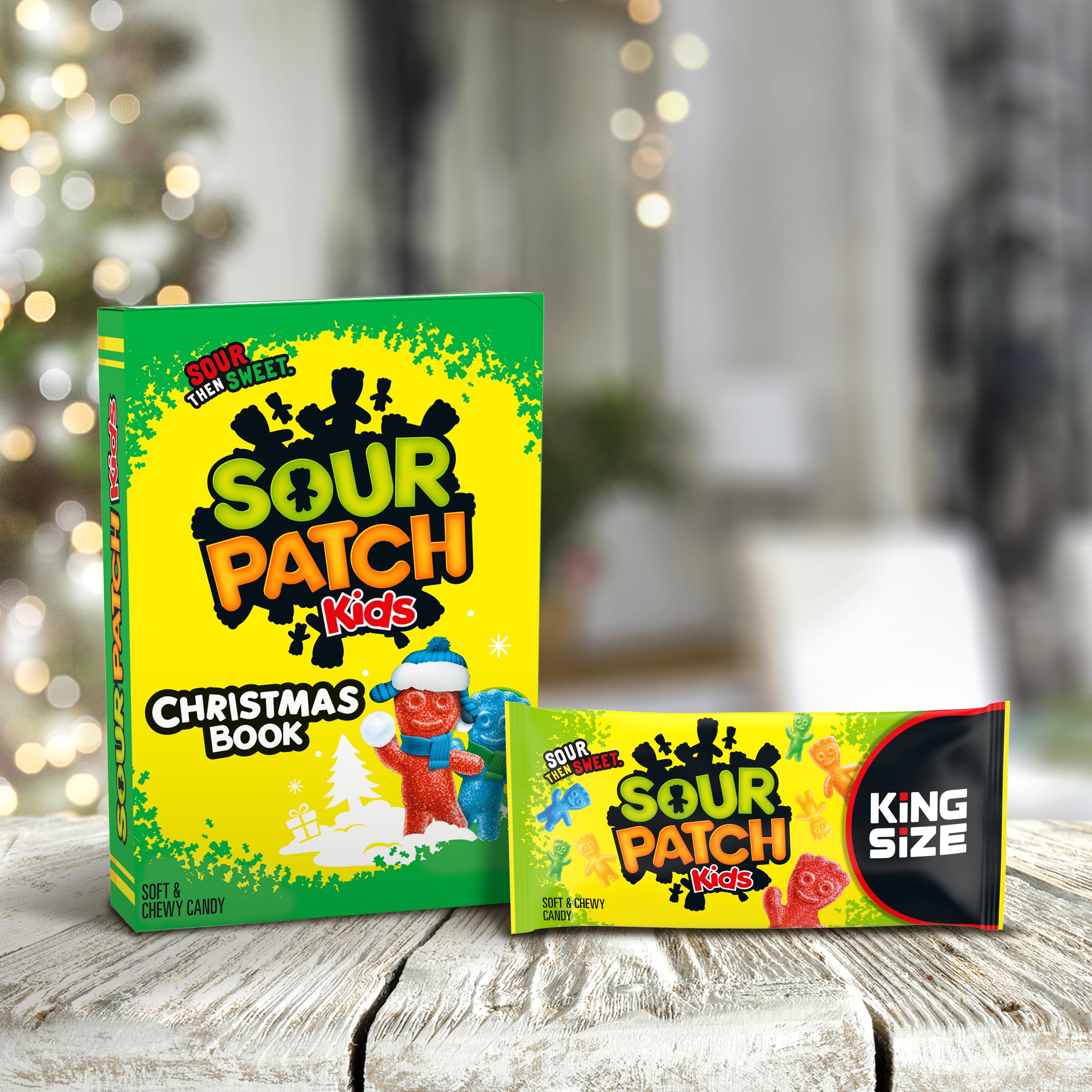 SOUR PATCH KIDS Christmas Storybook, Holiday Candy Stocking Stuffer, 3.4 oz Box of Soft & Chewy Candy - Image 7
