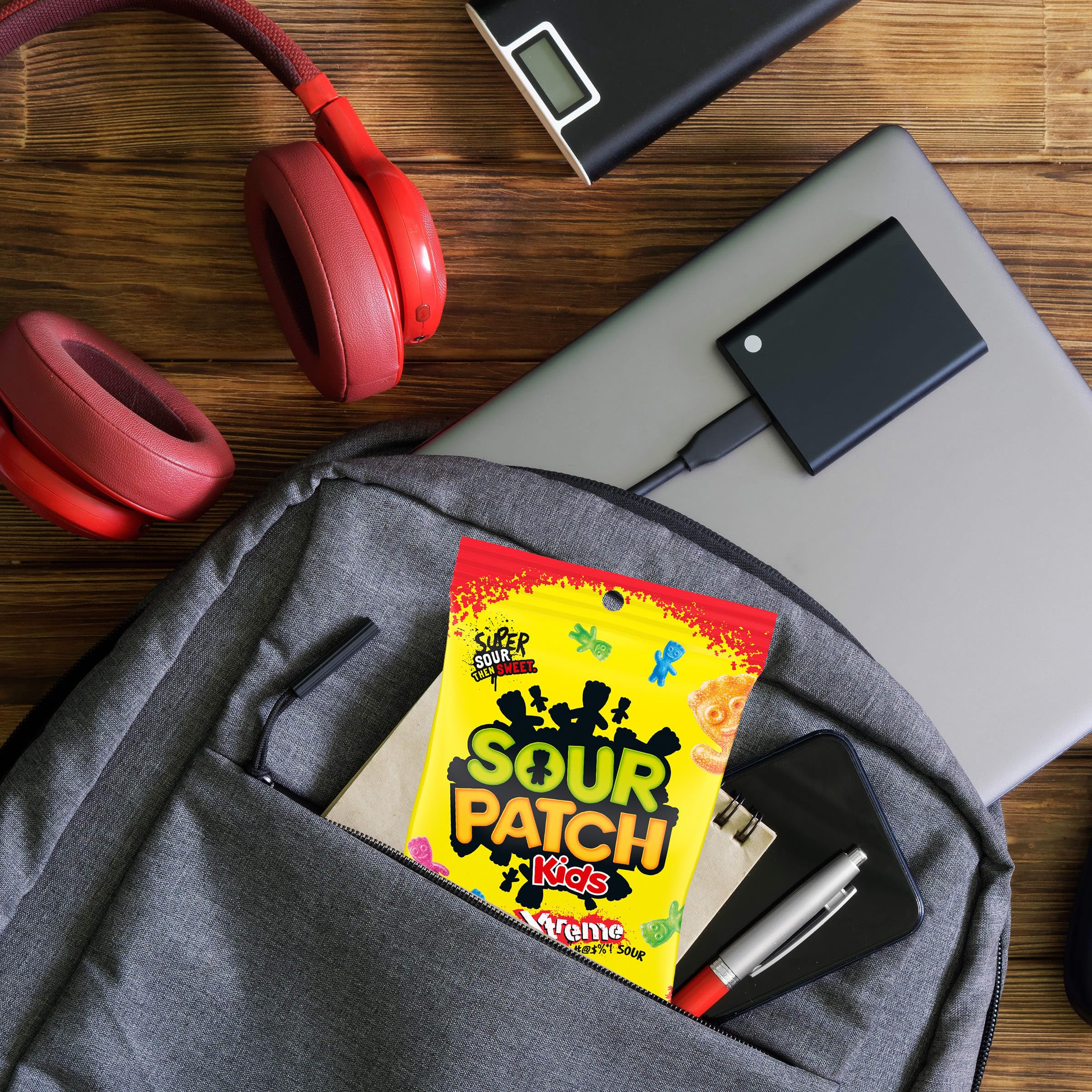 SOUR PATCH KIDS Extreme Sour Soft & Chewy Gummy Candy, 7.2 oz - Image 6