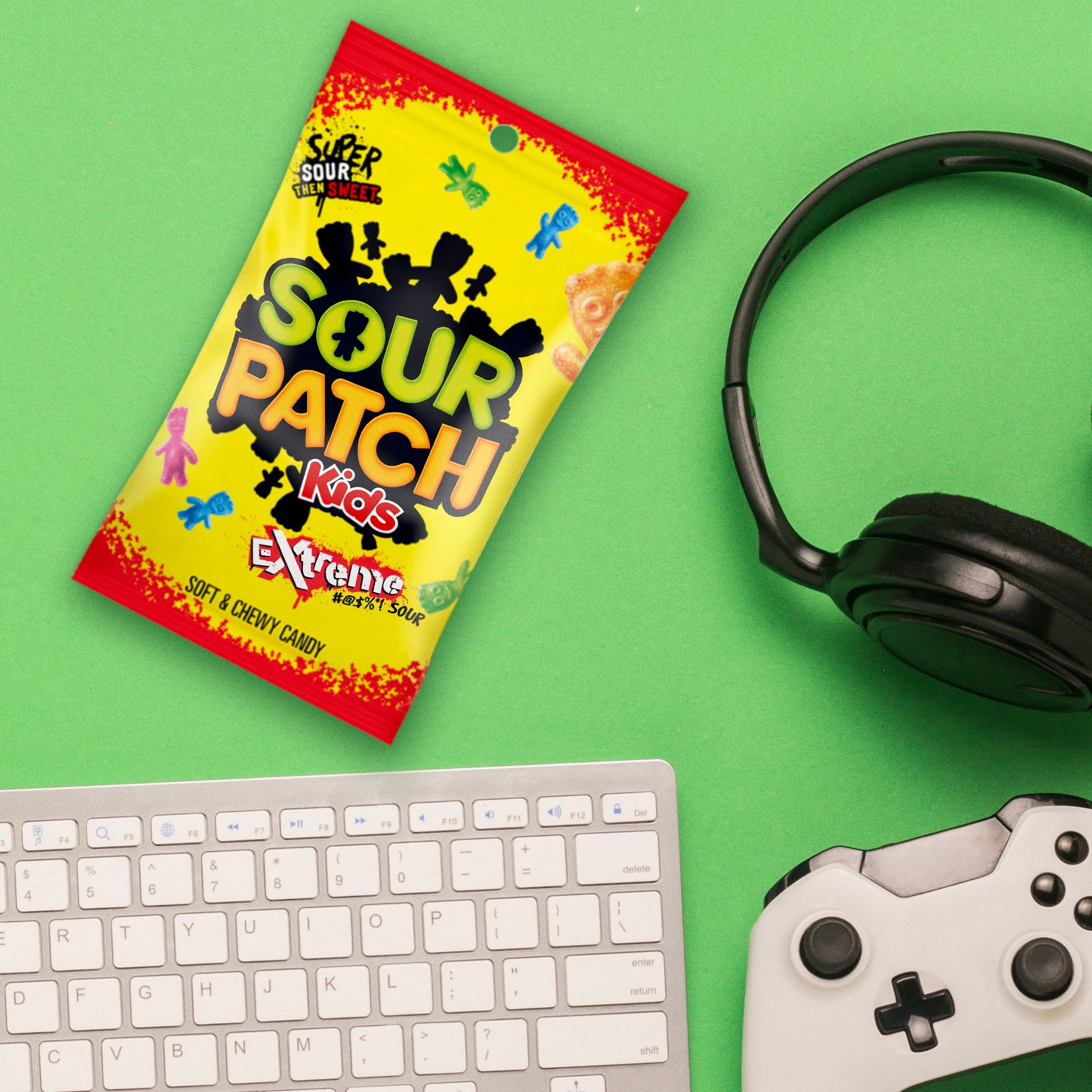 SOUR PATCH KIDS Extreme Sour Soft & Chewy Gummy Candy, 7.2 oz - Image 7