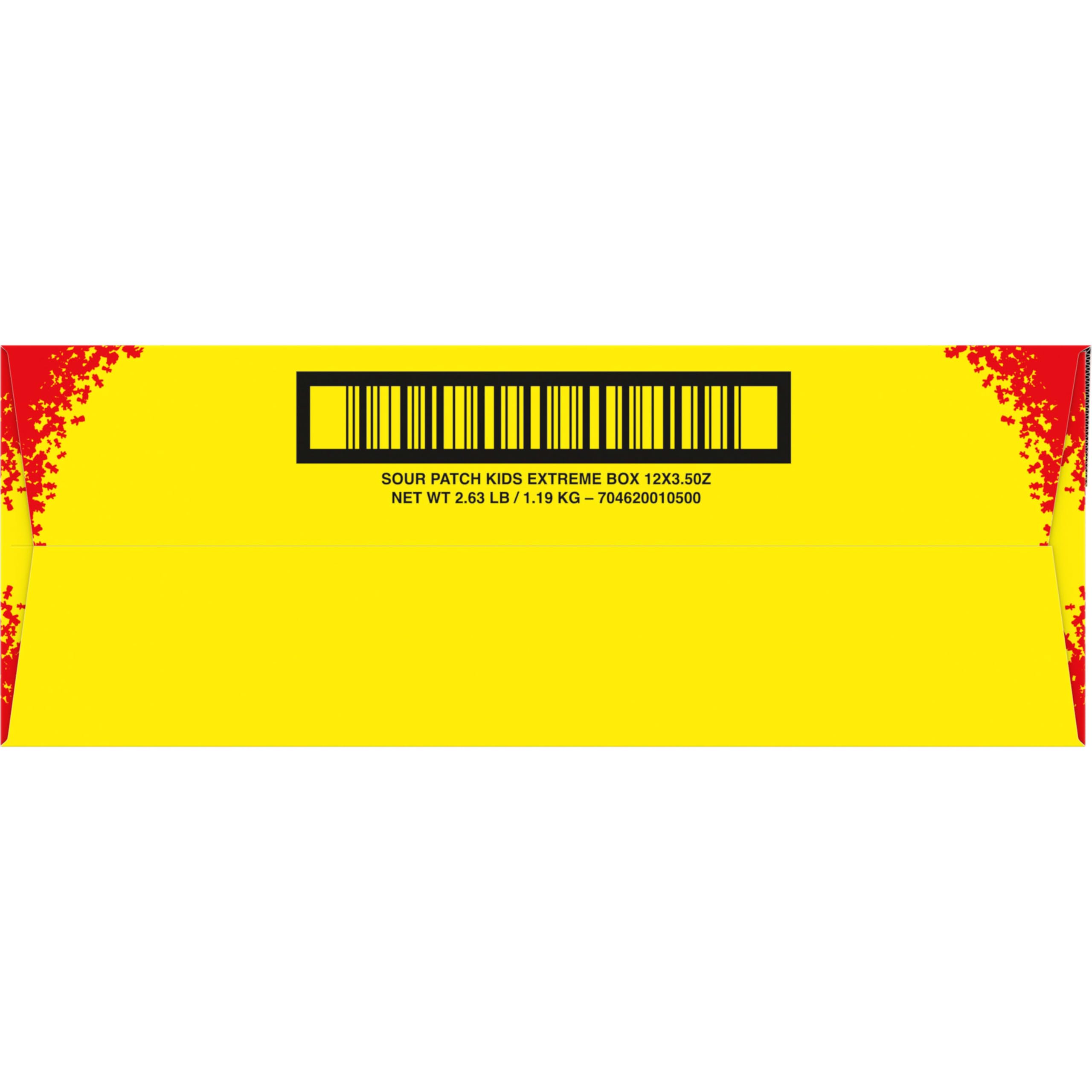 SOUR PATCH KIDS Extreme Sour Soft & Chewy Gummy Candy, Bulk Candy, 12 - 3.5 oz Boxes - Image 15