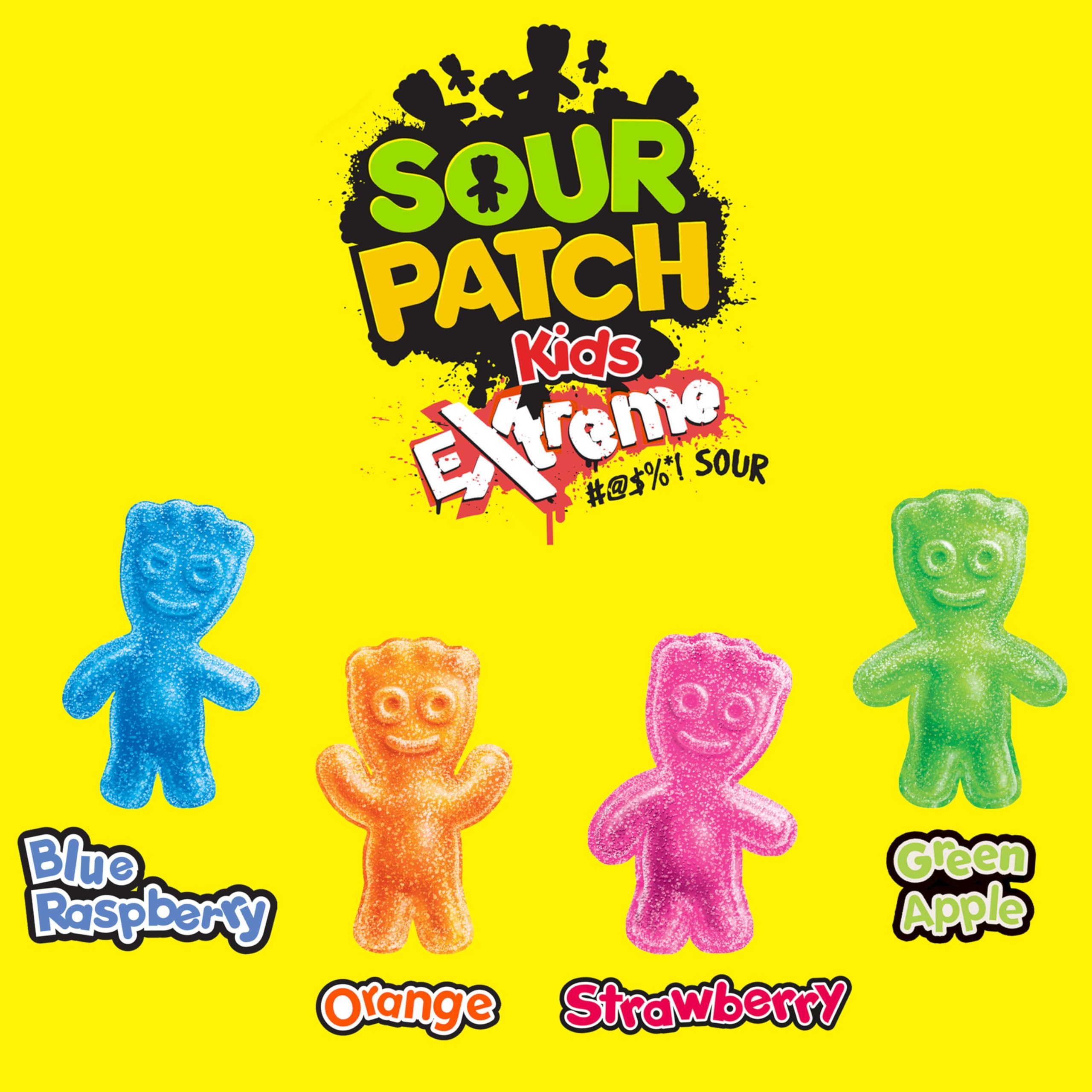 SOUR PATCH KIDS Extreme Sour Soft & Chewy Gummy Candy, Bulk Candy, 12 - 3.5 oz Boxes - Image 5