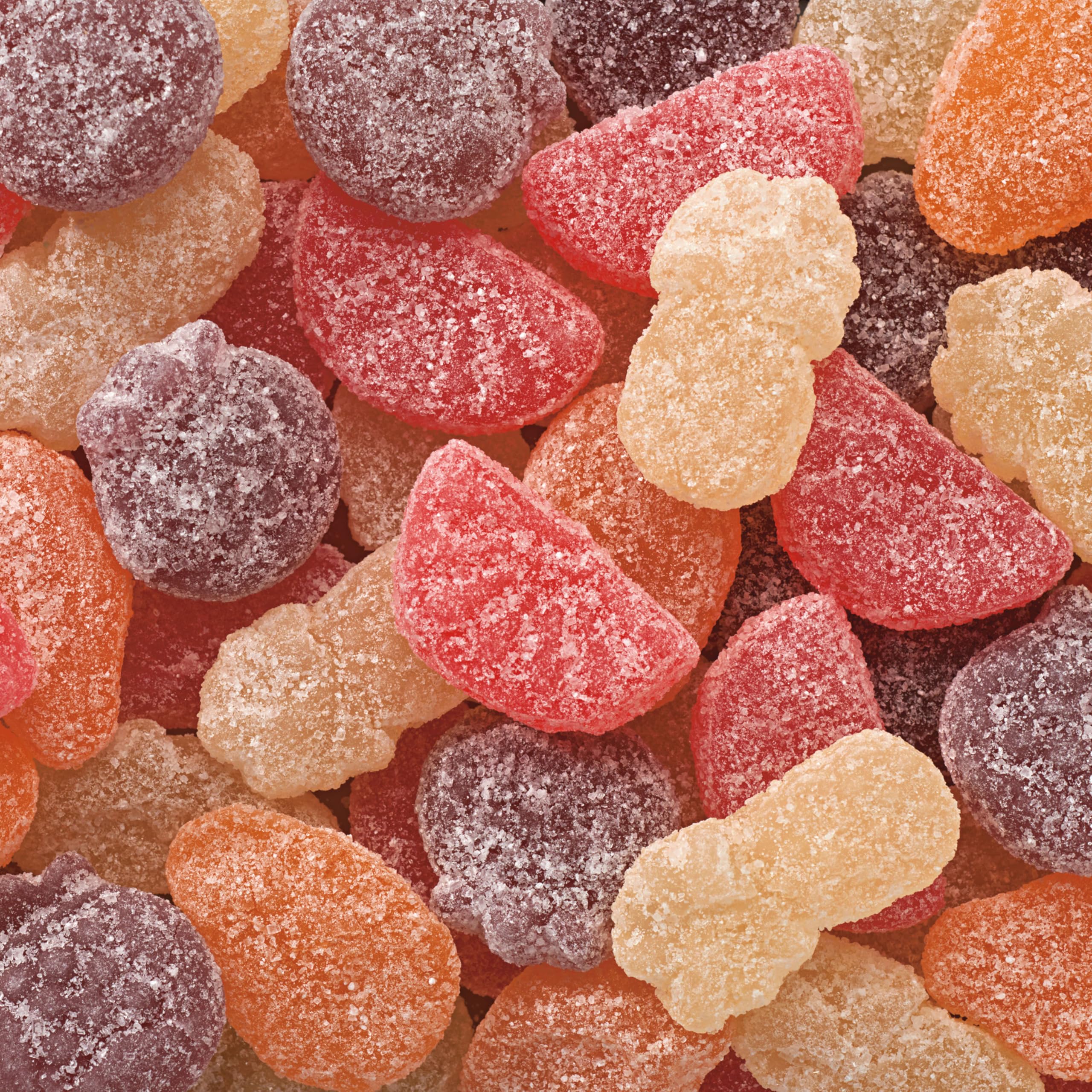 SOUR PATCH KIDS Fruits Tropical Mix Soft & Chewy Gummy Candy, Bulk Candy, 12-3.08 oz Bags - Image 7