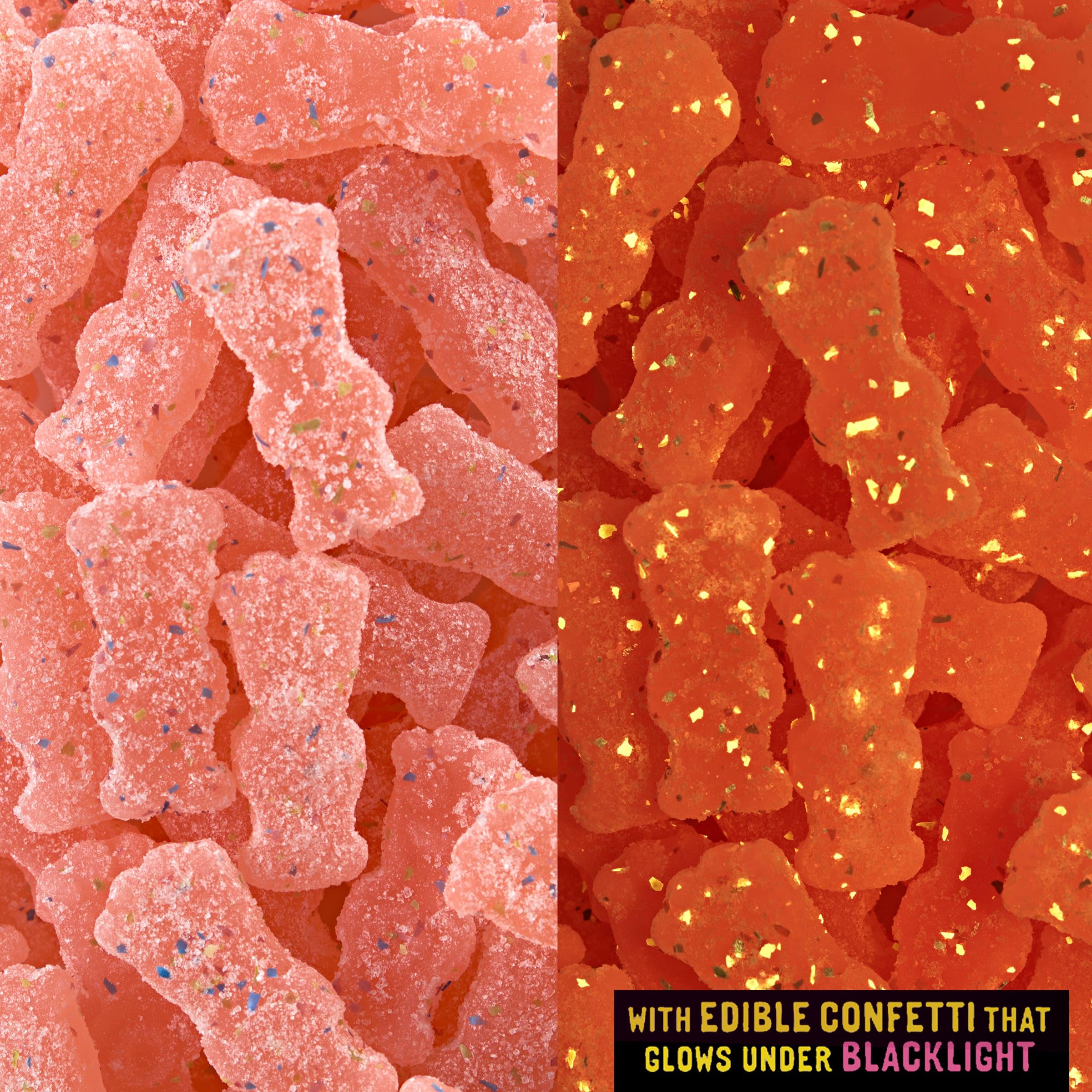 SOUR PATCH KIDS Glow Ups Strawberry-Watermelon Soft & Chewy Gummy Candy, King Size, 2.99 oz - Image 8