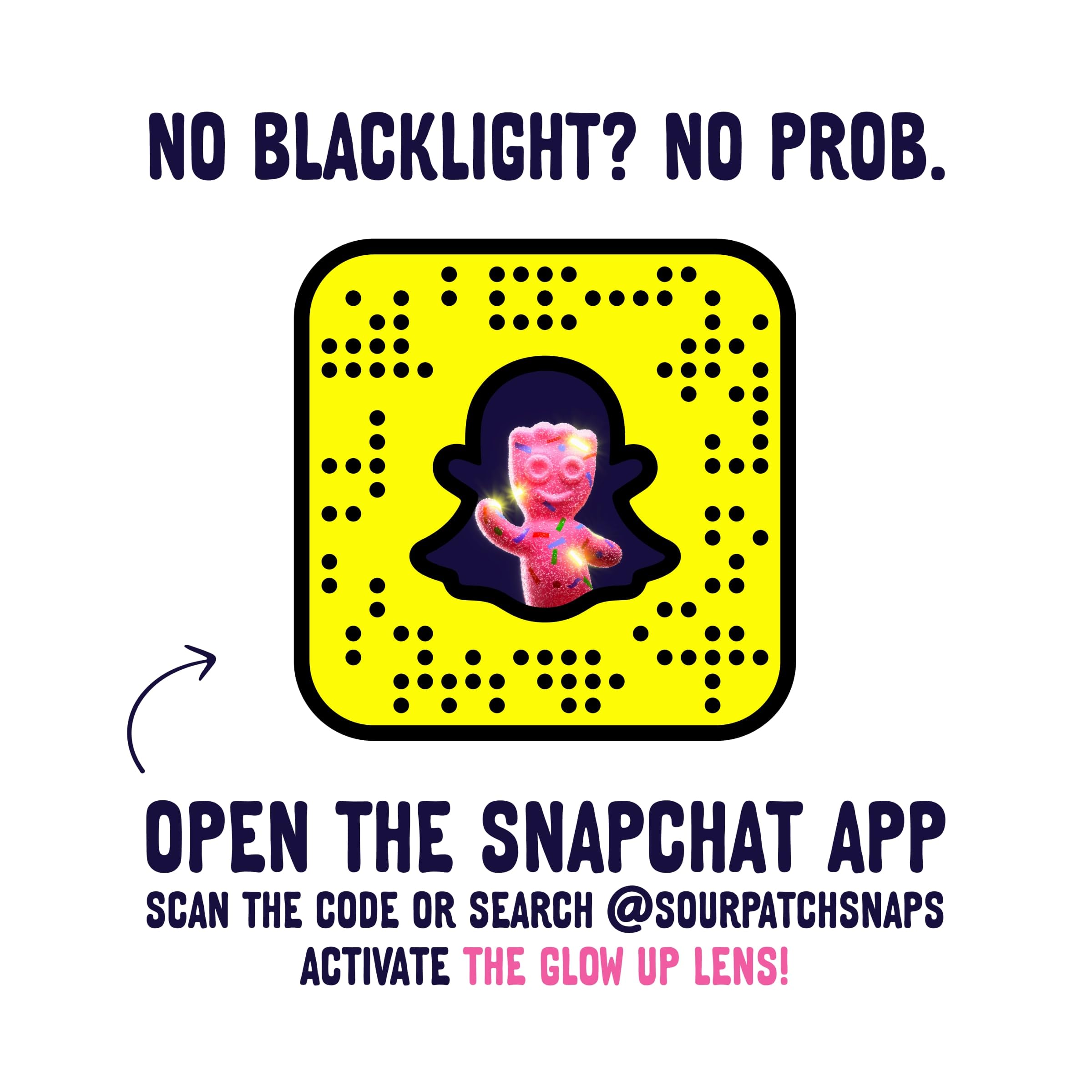 SOUR PATCH KIDS Glow Ups Strawberry-Watermelon Soft & Chewy Gummy Candy, King Size, 2.99 oz - Image 9