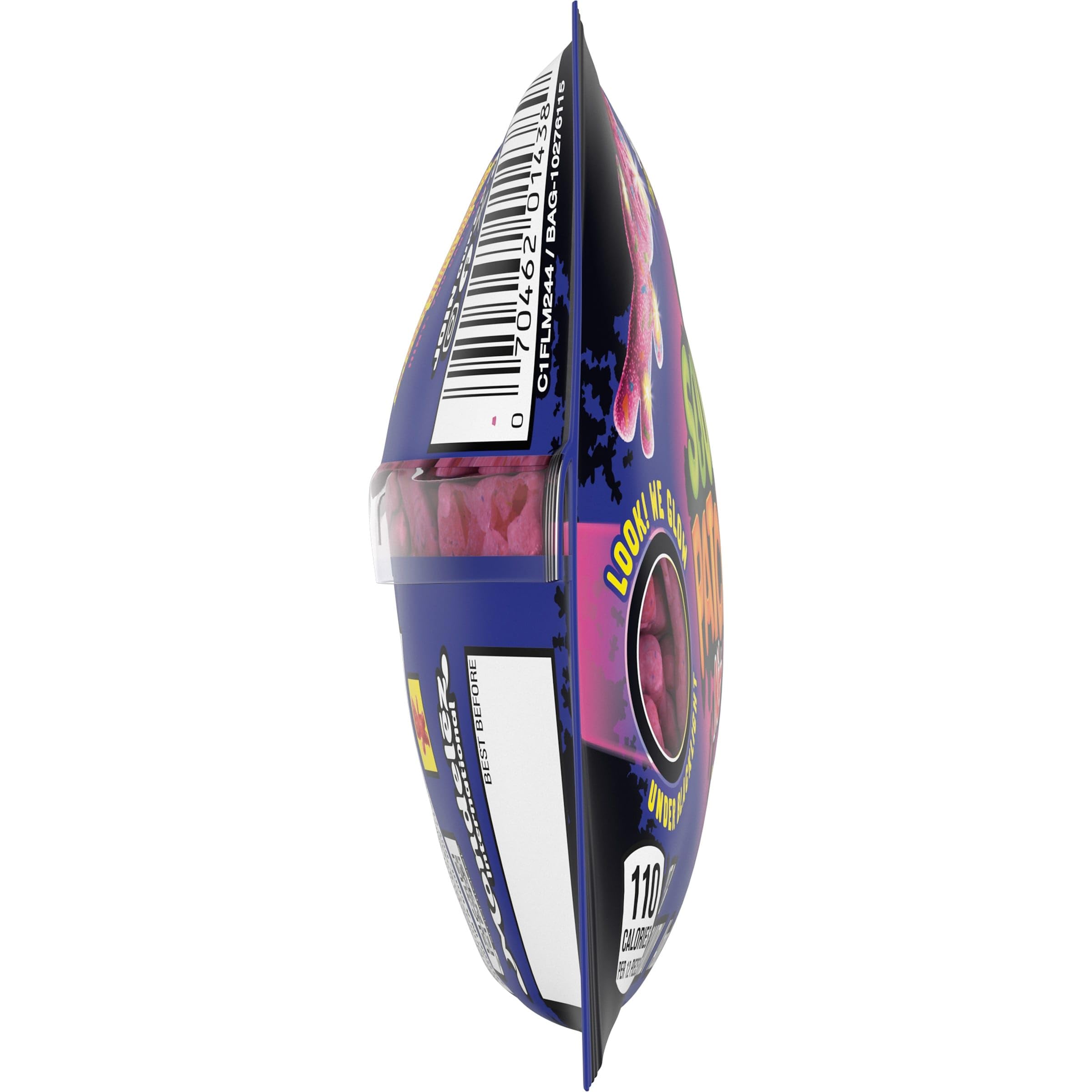 SOUR PATCH KIDS Glow Ups Strawberry-Watermelon Soft & Chewy Gummy Candy, King Size, 2.99 oz - Image 12