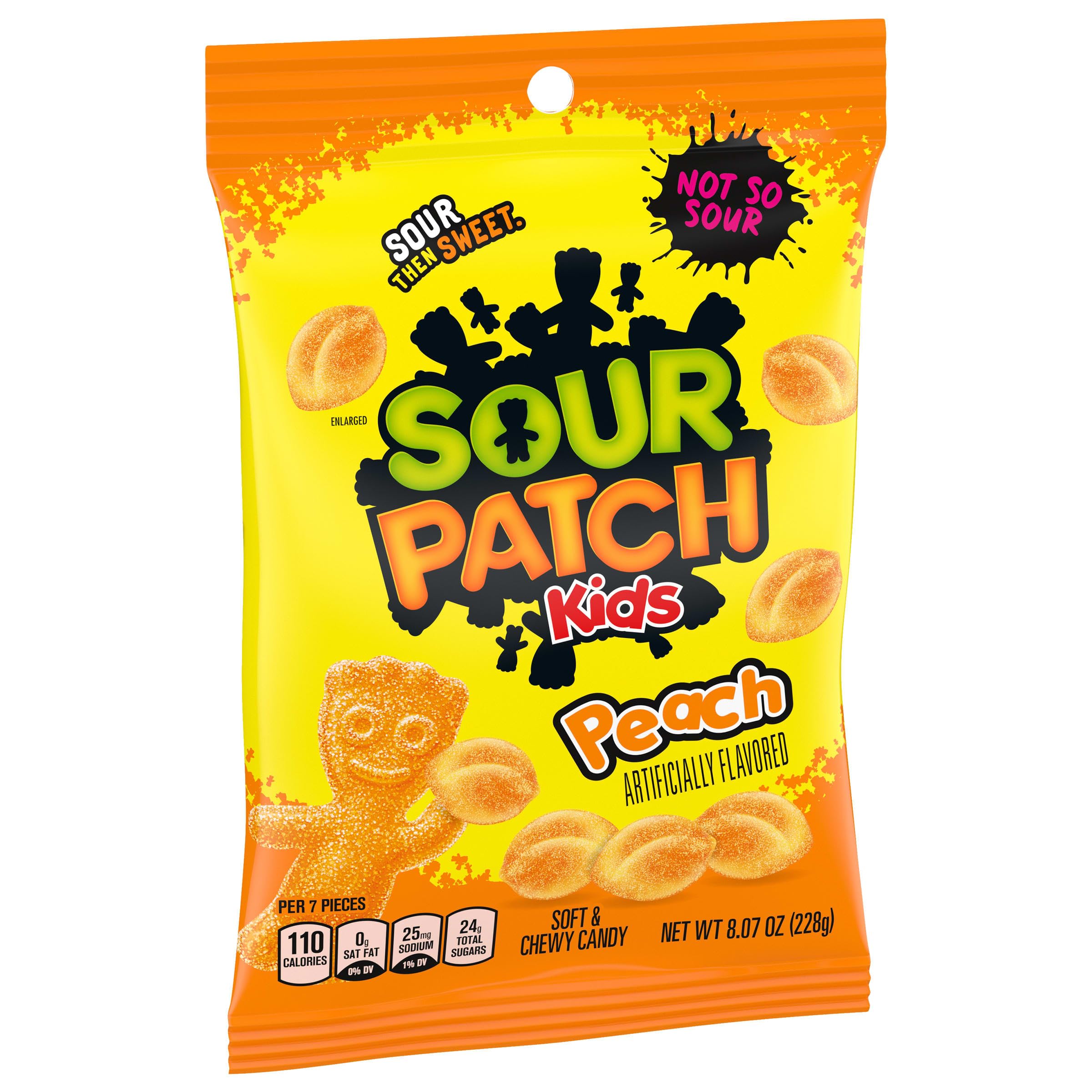 SOUR PATCH KIDS Peach Soft & Chewy Gummy Candy, 8.07 oz - Image 10