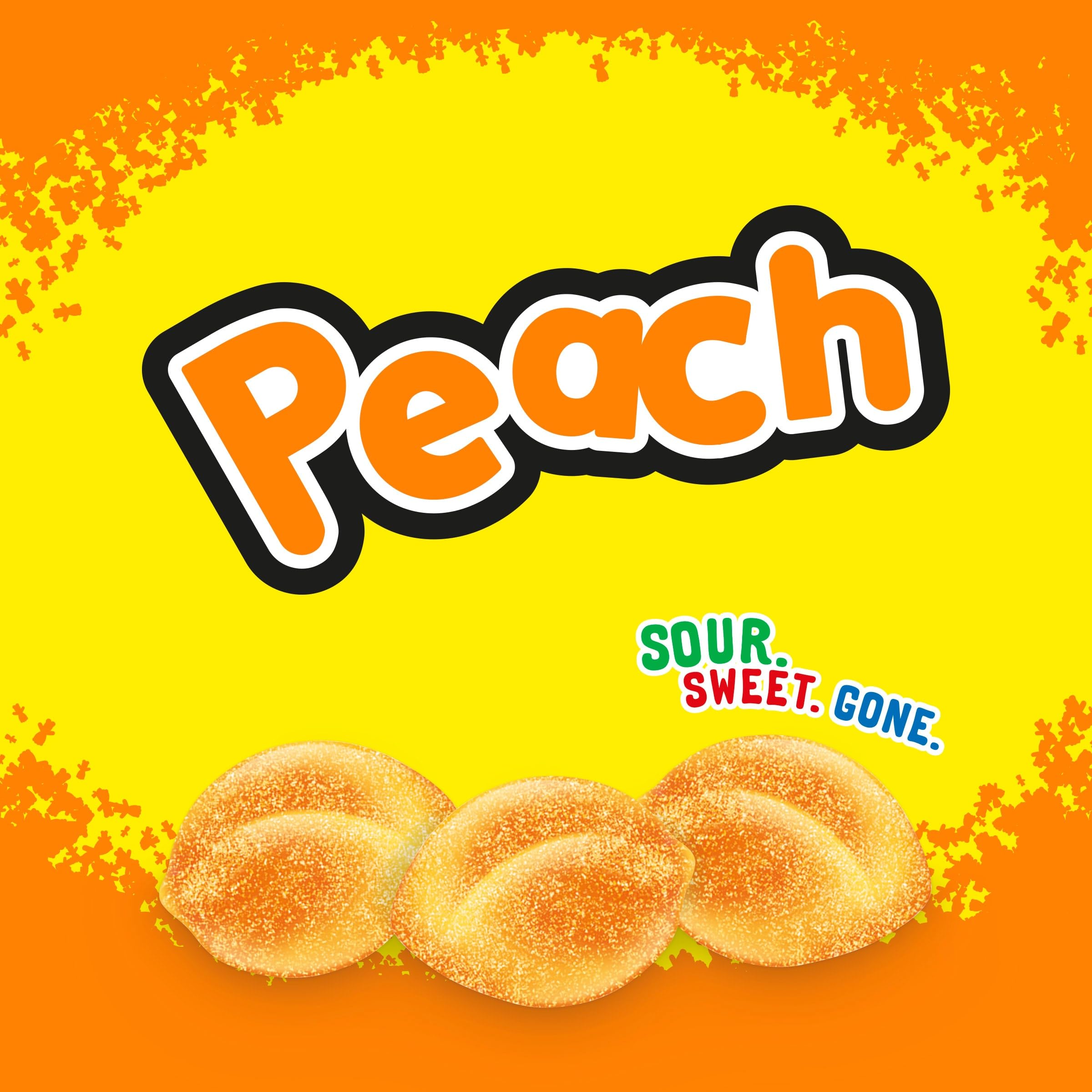SOUR PATCH KIDS Peach Soft & Chewy Gummy Candy, 8.07 oz - Image 5