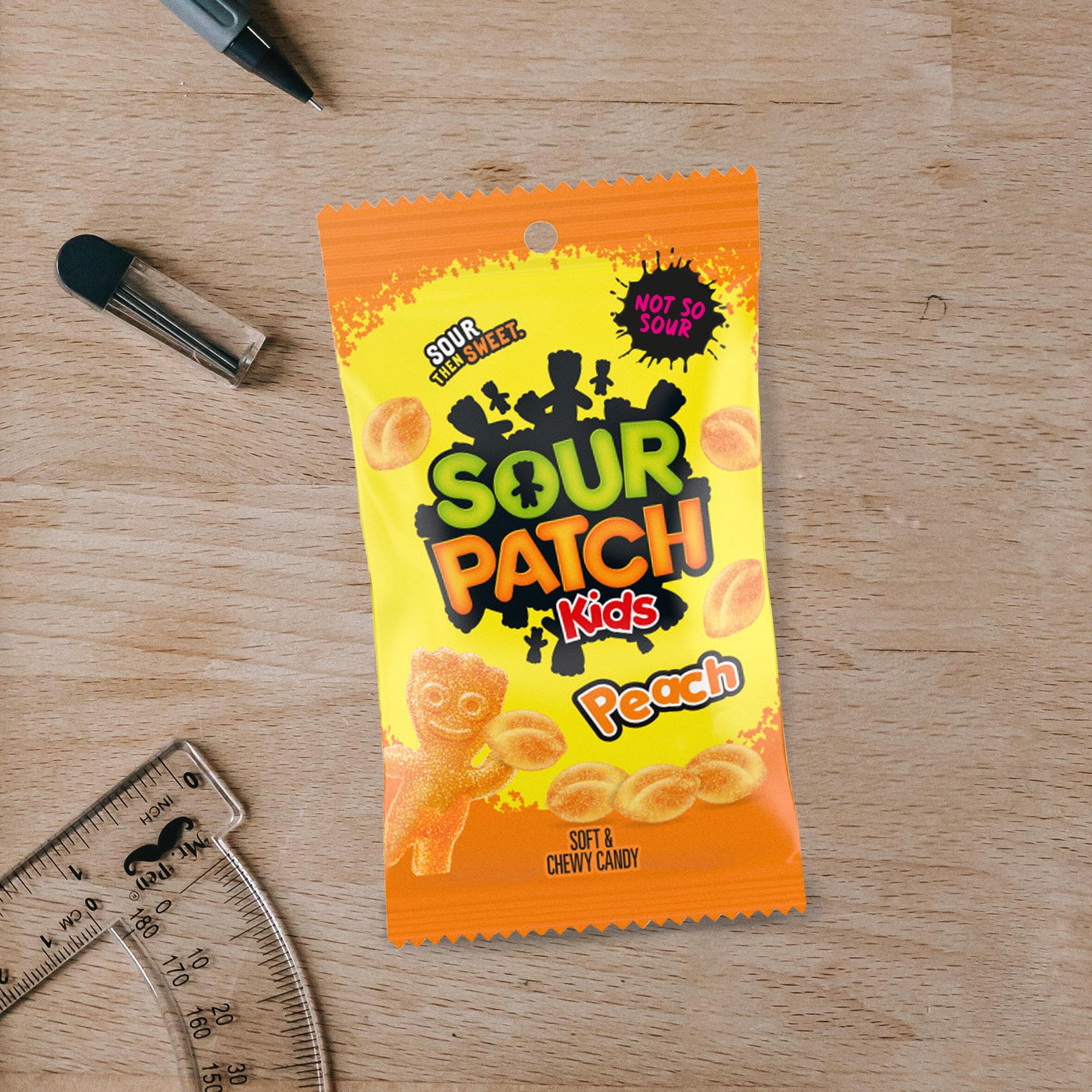 SOUR PATCH KIDS Peach Soft & Chewy Gummy Candy, 8.07 oz - Image 8