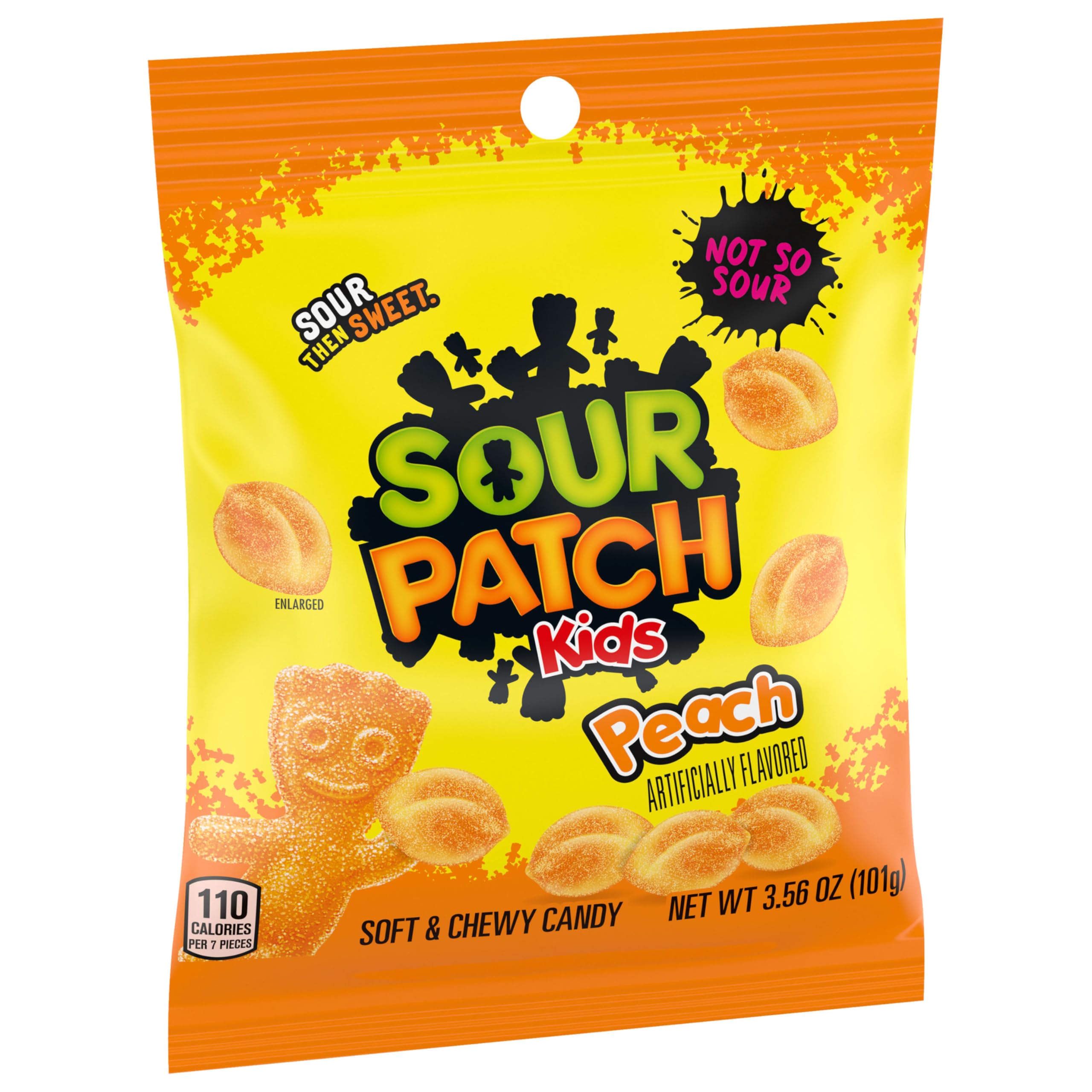 SOUR PATCH KIDS Peach Soft & Chewy Gummy Candy, Bulk Candy, 12 - 3.56 oz Bags - Image 12
