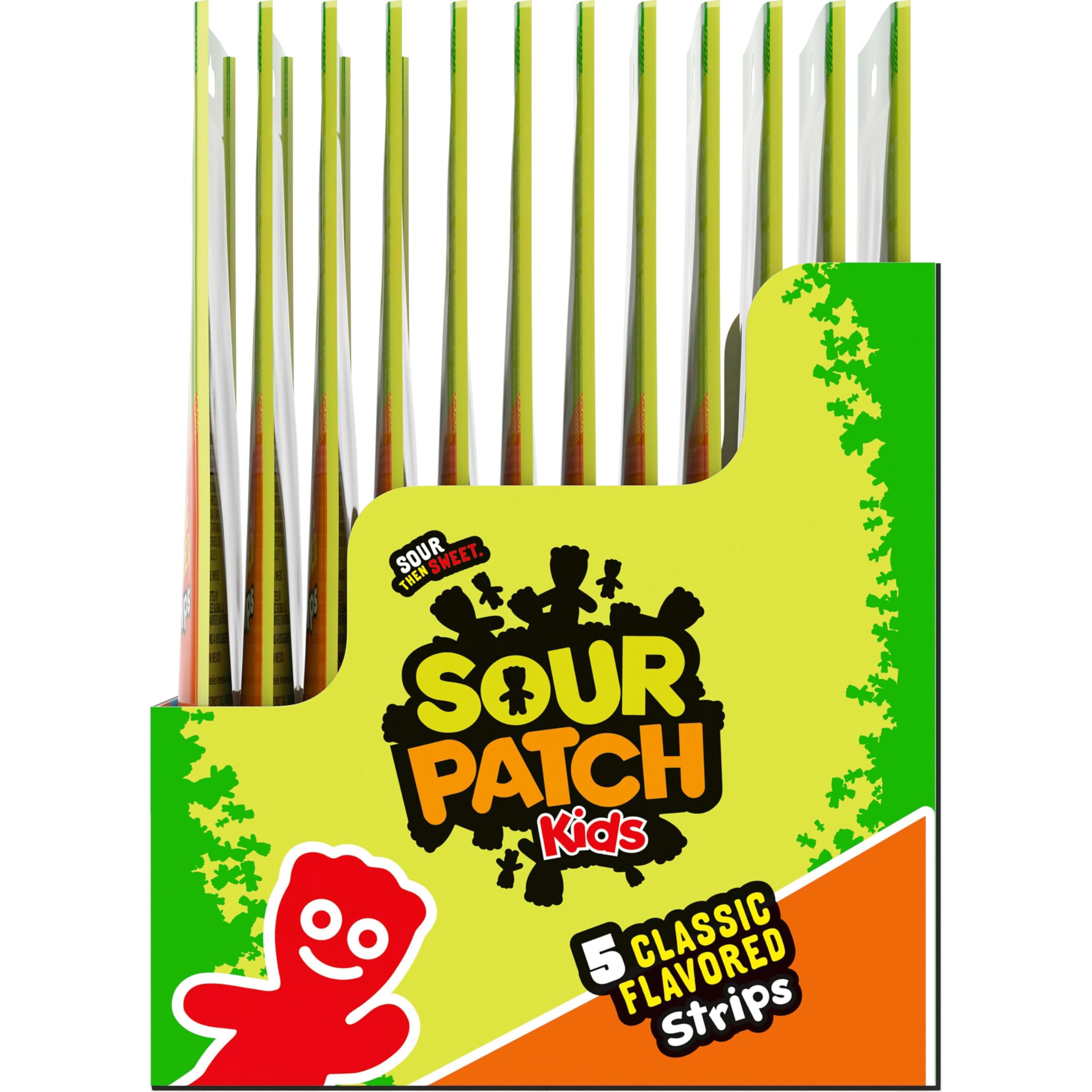 SOUR PATCH KIDS Soft & Chewy Candy Strips, Bulk Candy, 12-3.5 oz Bags - Image 13