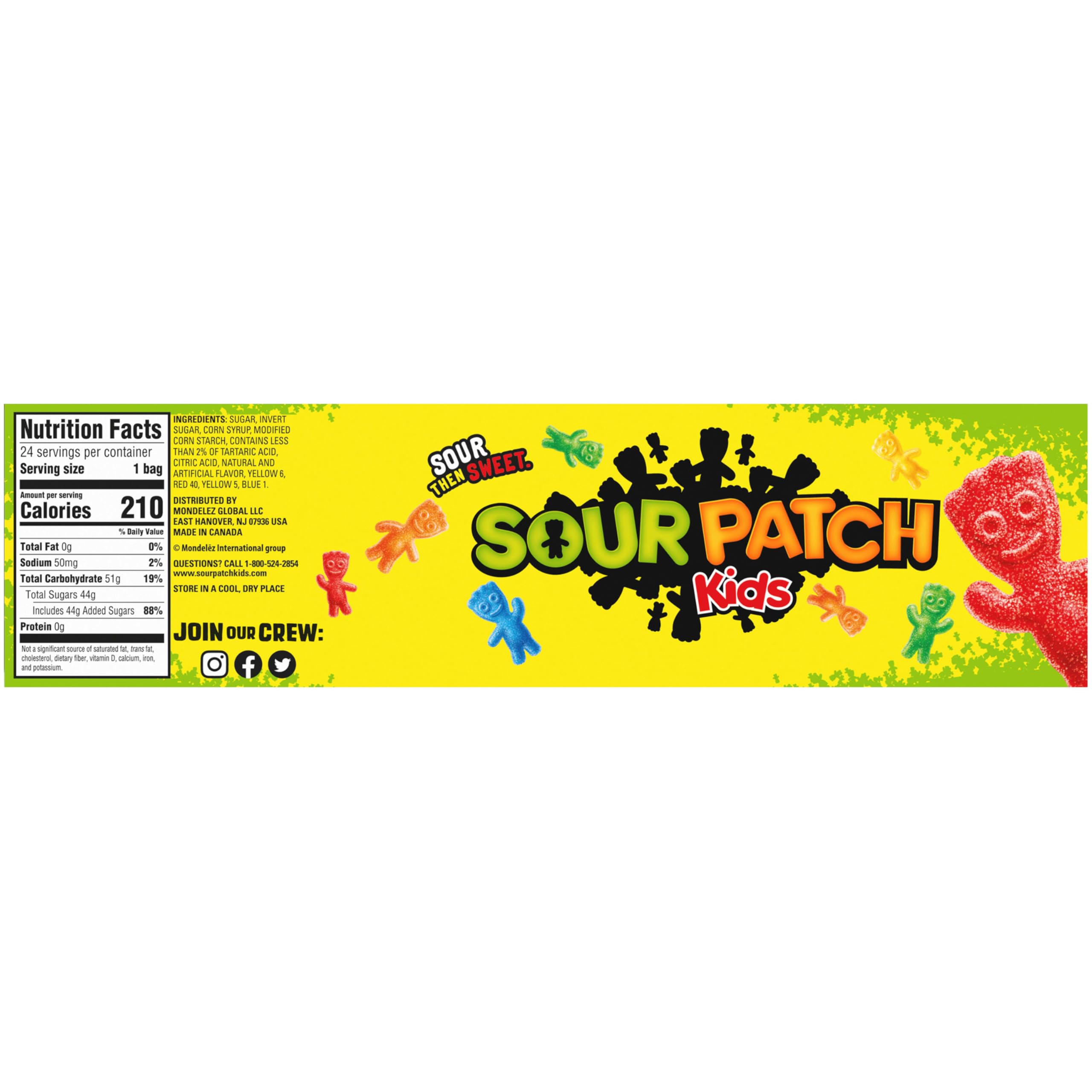 SOUR PATCH KIDS Soft & Chewy Gummy Candy, Bulk Candy, 24 - 2 oz Bags - Image 16