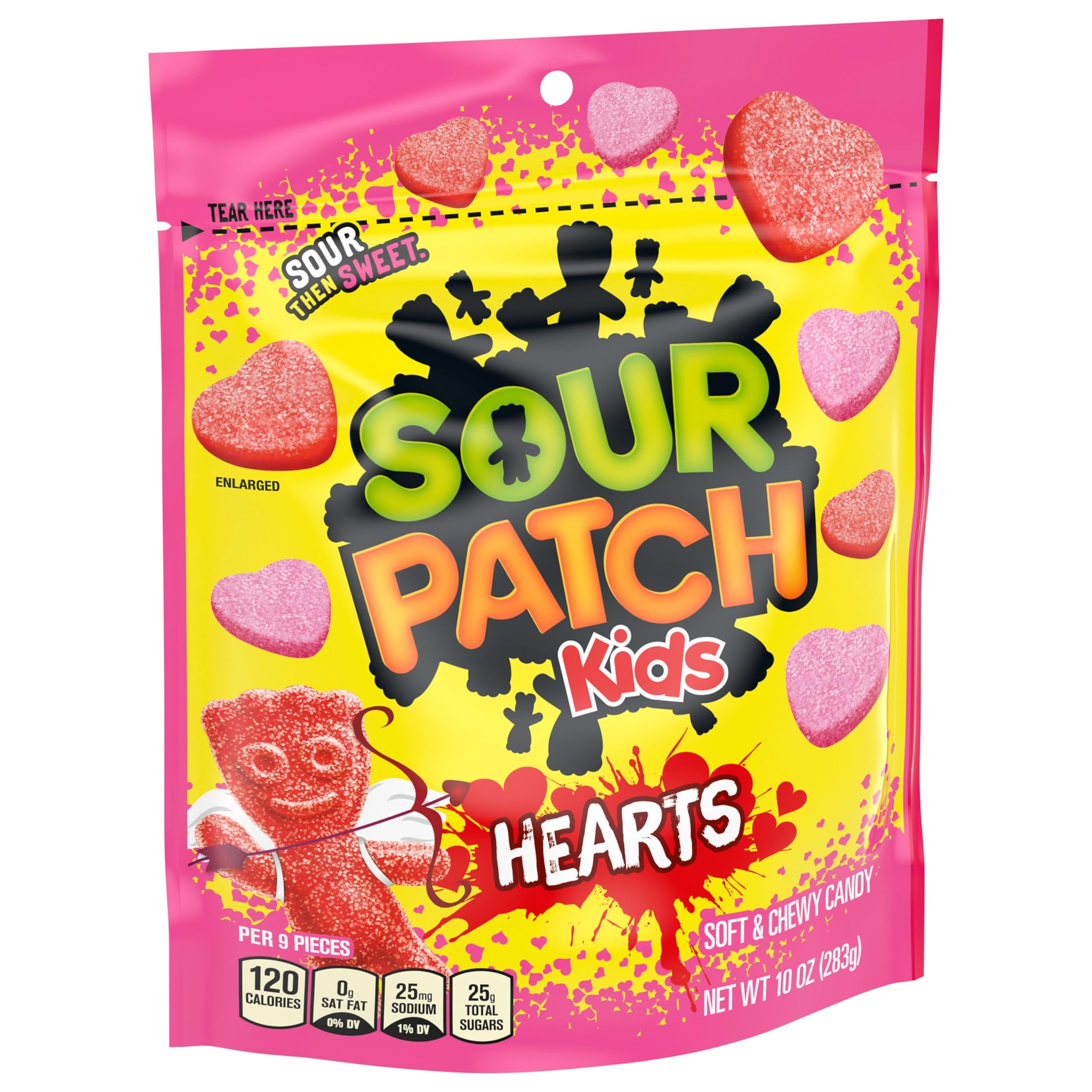SOUR PATCH KIDS Soft & Chewy Valentines Day Candy Hearts, Bulk Candy, 6 - 10 oz Bags - Image 10