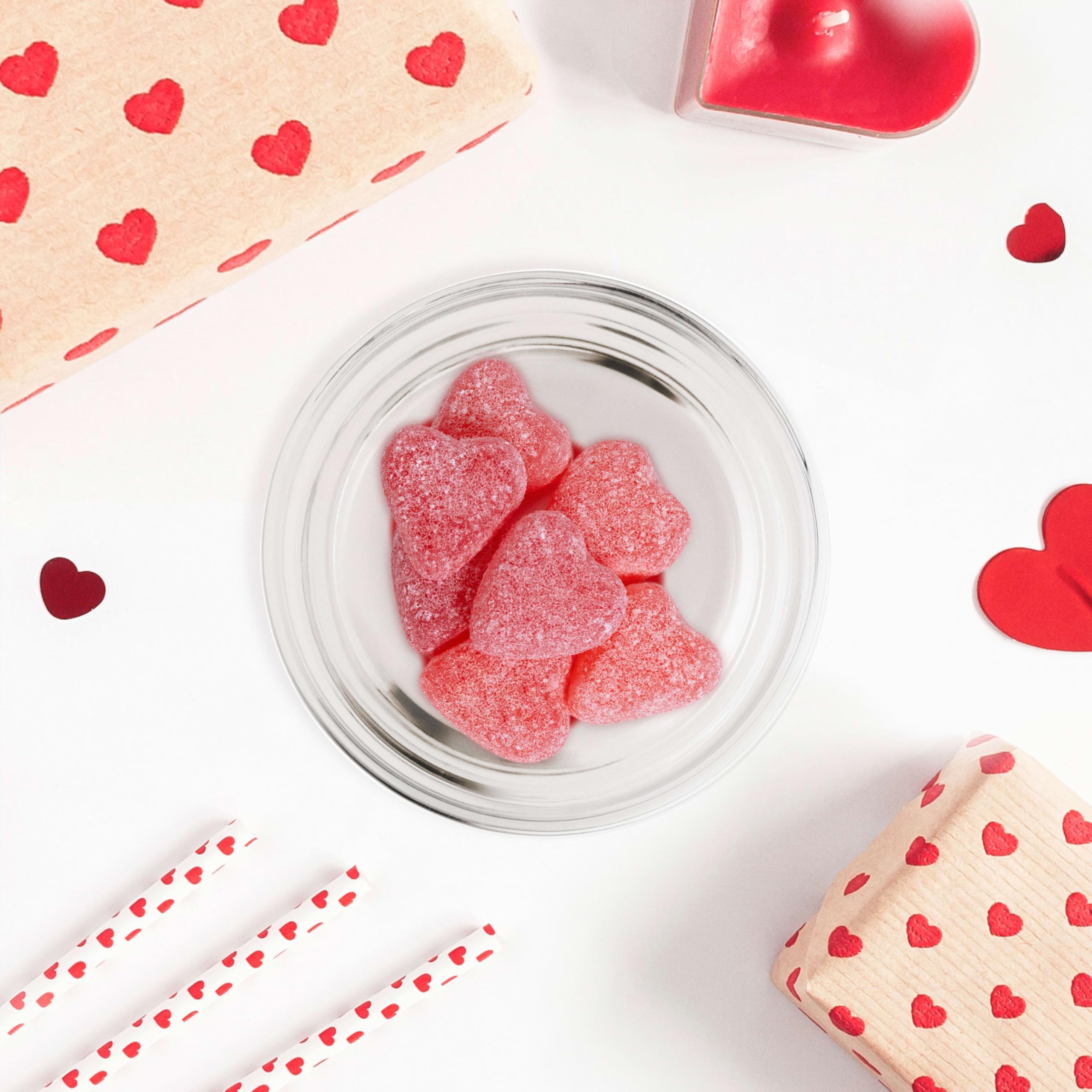 SOUR PATCH KIDS Soft & Chewy Valentines Day Candy Hearts, Bulk Candy, 6 - 10 oz Bags - Image 6