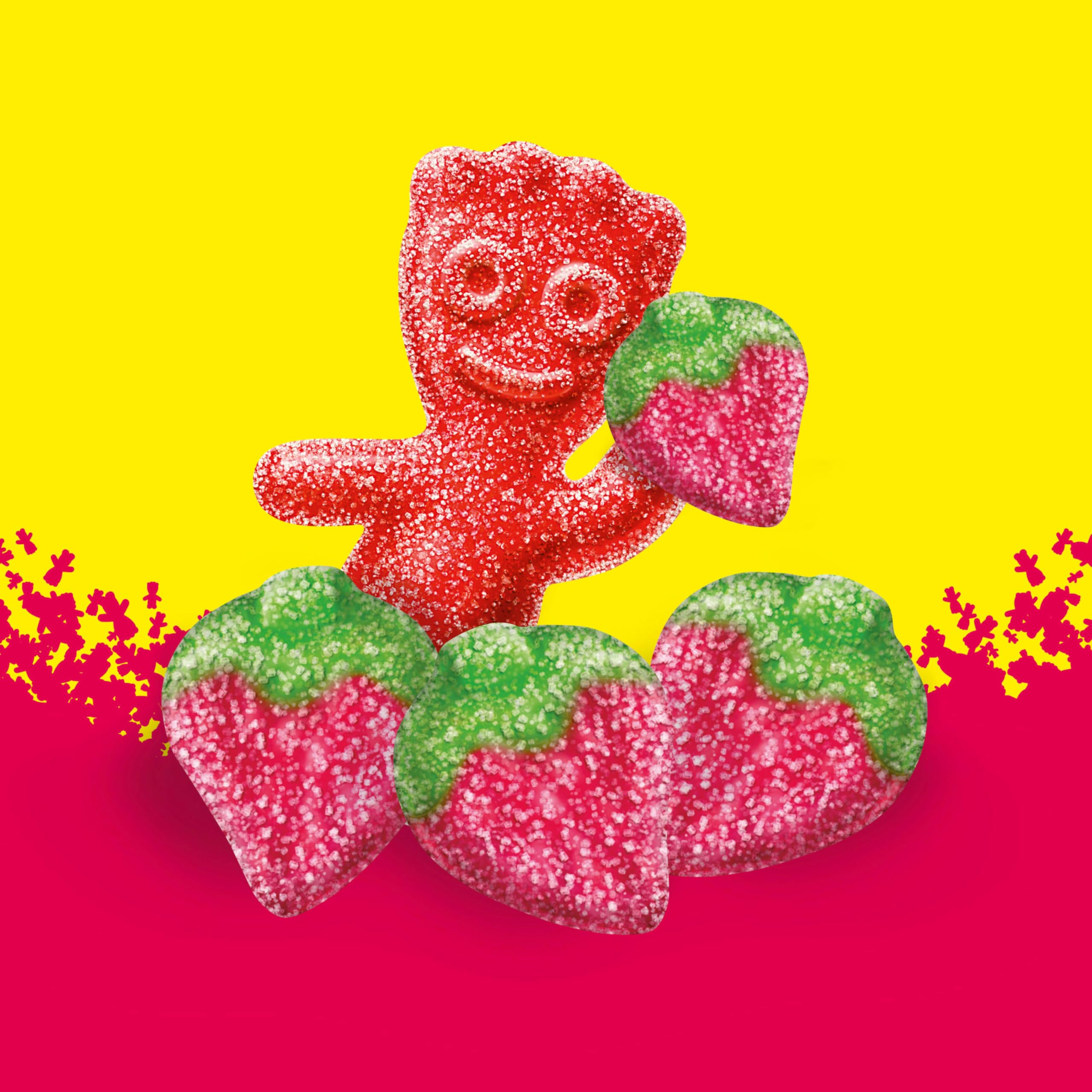 SOUR PATCH KIDS Strawberry Soft & Chewy Gummy Candy, Bulk Candy, 12 - 3.6 oz Bags - Image 10