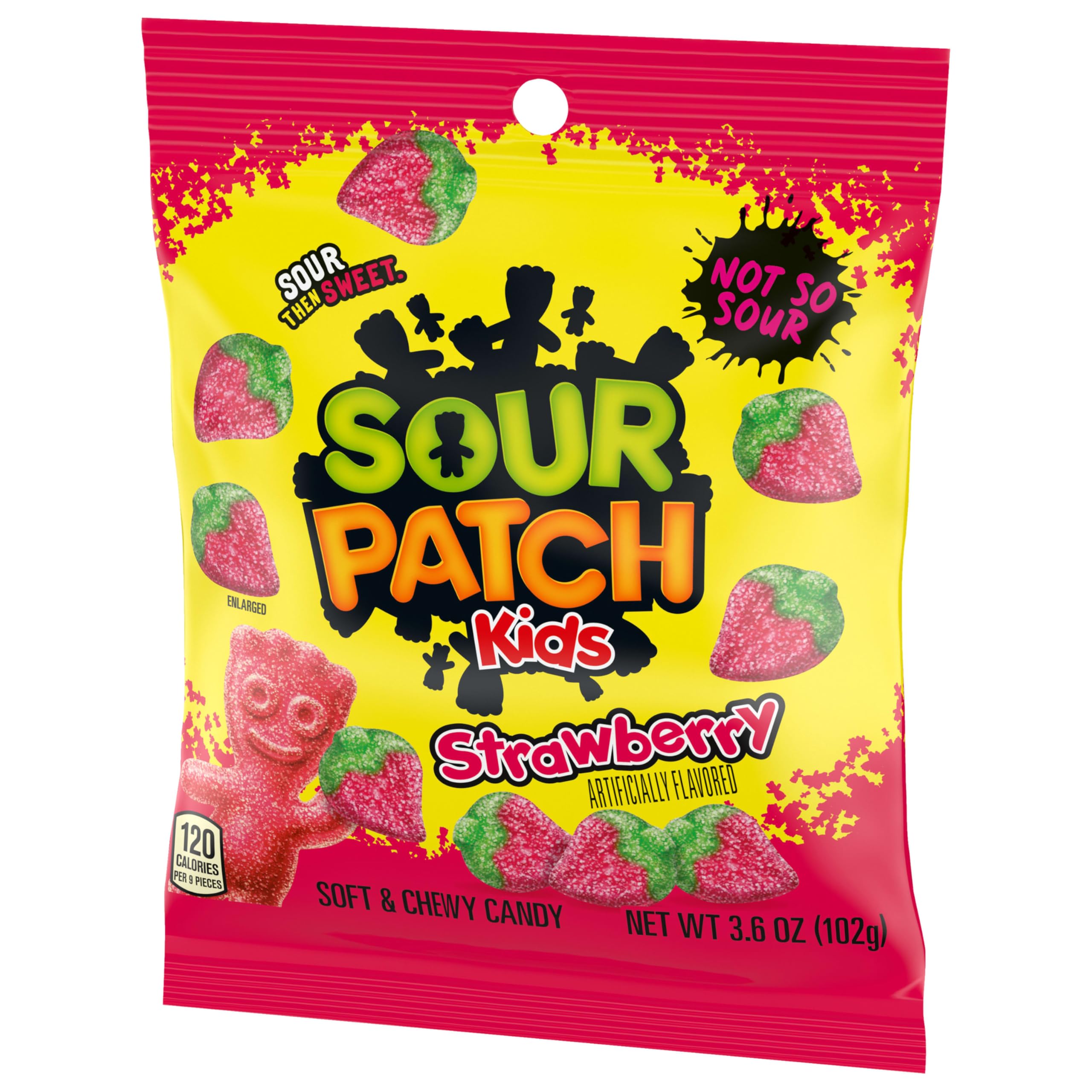 SOUR PATCH KIDS Strawberry Soft & Chewy Gummy Candy, Bulk Candy, 12 - 3.6 oz Bags - Image 13