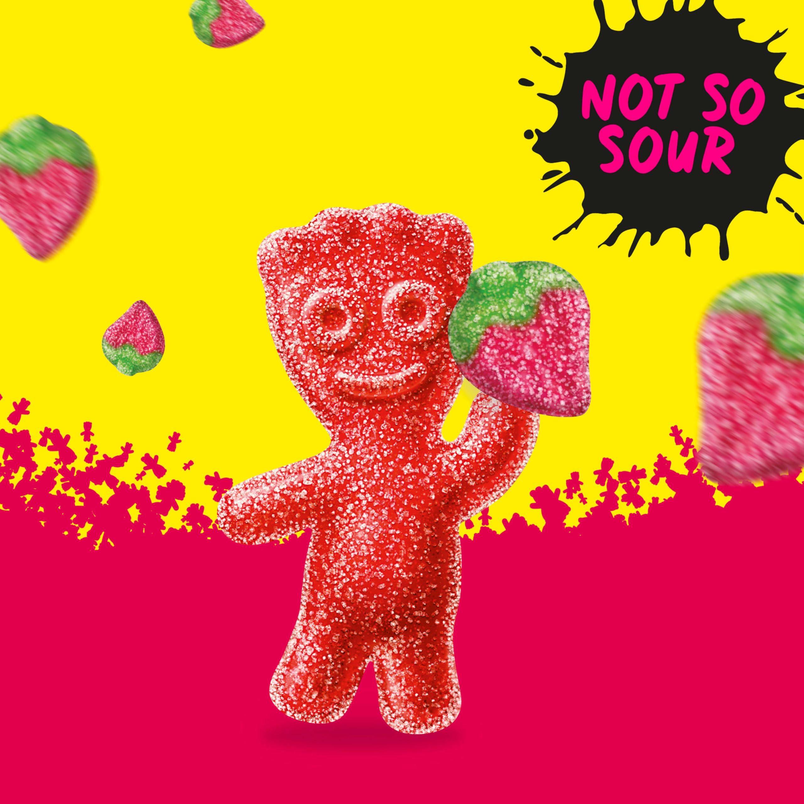 SOUR PATCH KIDS Strawberry Soft & Chewy Gummy Candy, Bulk Candy, 12 - 3.6 oz Bags - Image 8