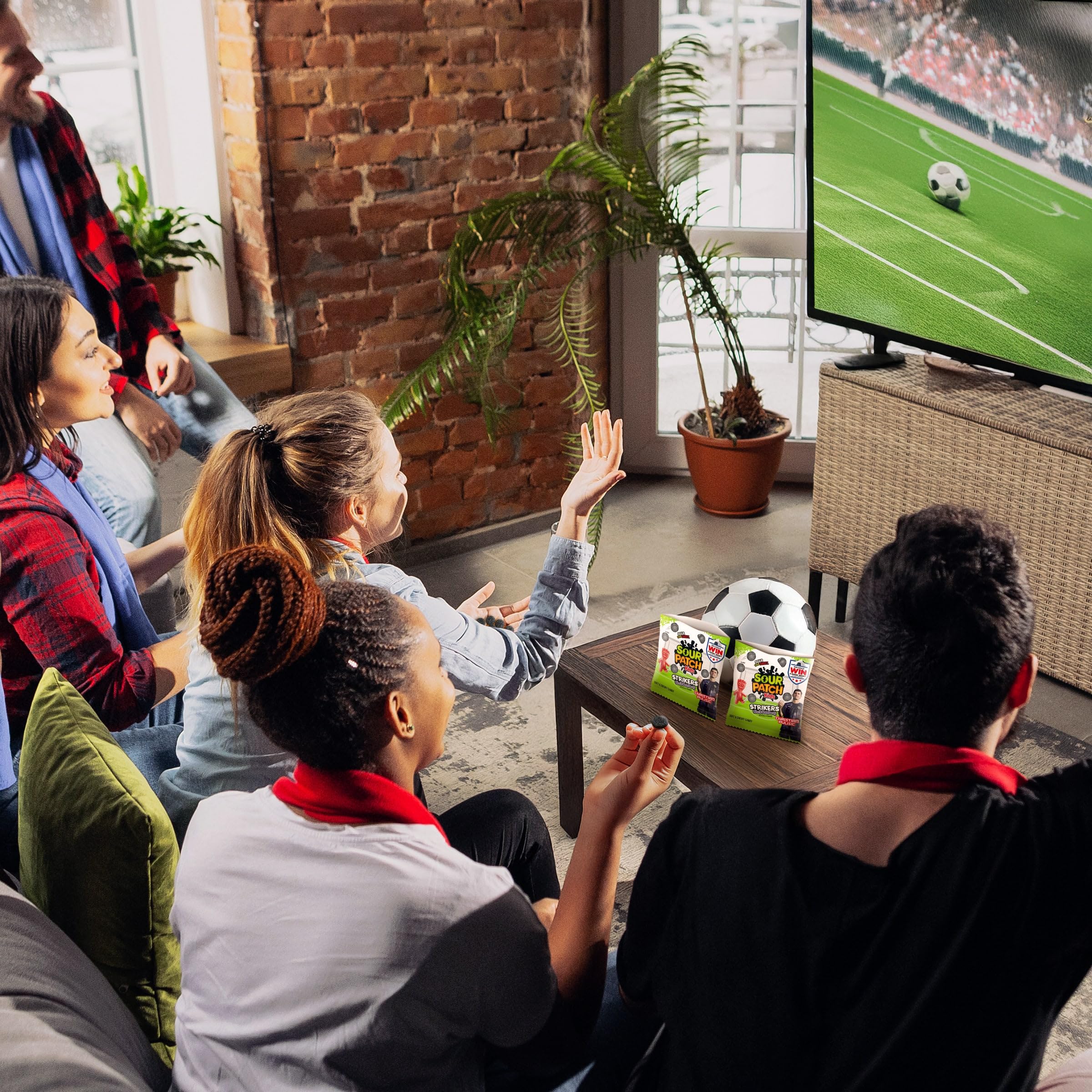 SOUR PATCH KIDS Strikers Black Raspberry Soft & Chewy Gummy Candy, 3.17 oz - Image 6