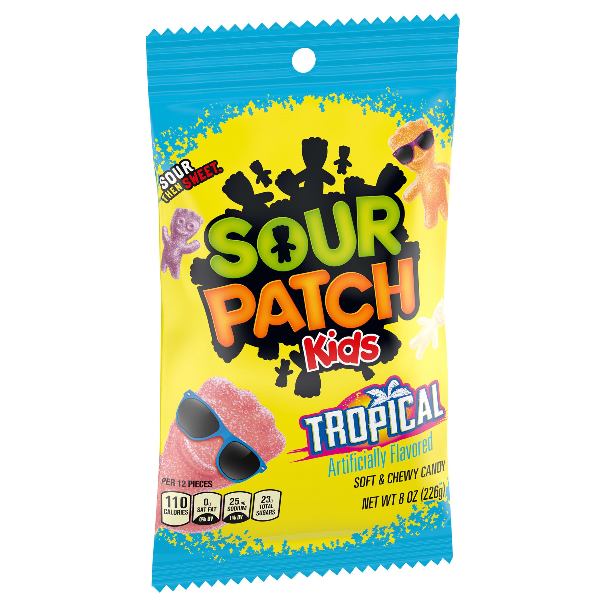 SOUR PATCH KIDS Tropical Soft & Chewy Gummy Candy, 8 oz - Image 11