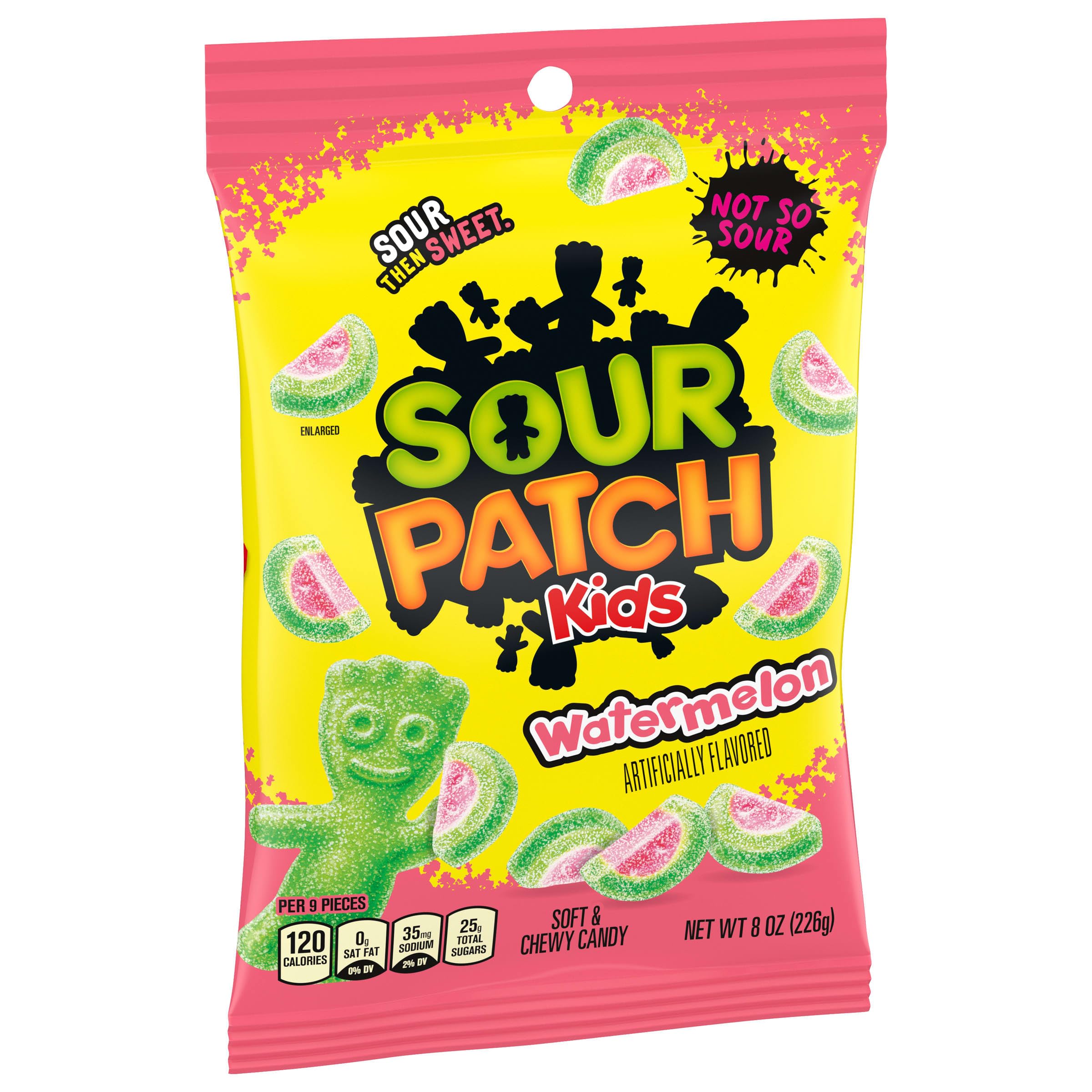 SOUR PATCH KIDS Watermelon Soft & Chewy Gummy Candy, 8 oz - Image 11