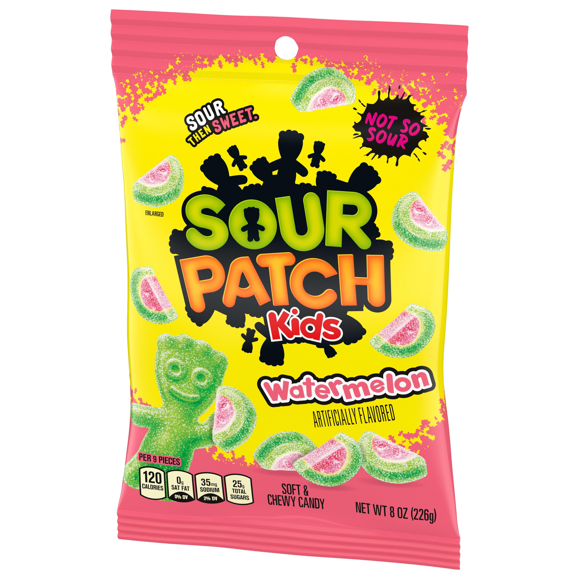 SOUR PATCH KIDS Watermelon Soft & Chewy Gummy Candy, 8 oz - Image 12