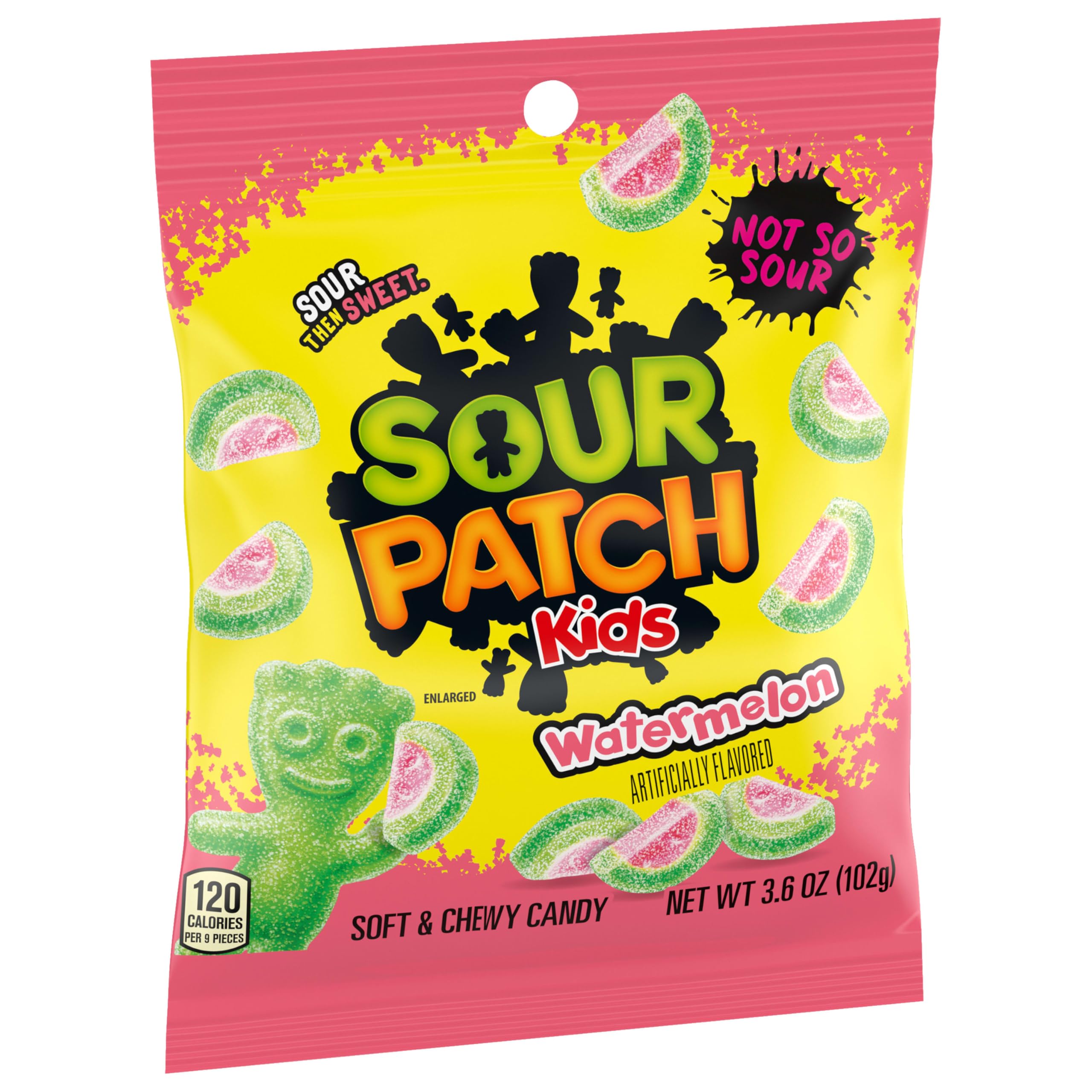 SOUR PATCH KIDS Watermelon Soft & Chewy Gummy Candy, Bulk Candy, 12-3.6 oz Bags - Image 12