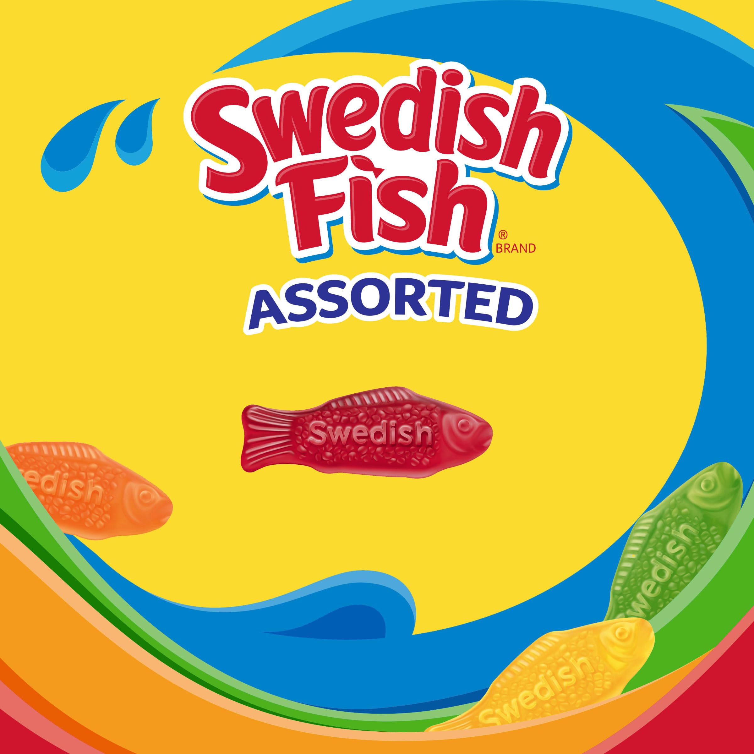 SWEDISH FISH Assorted Soft & Chewy Gummy Candy, Bulk Candy, 5 lb - Image 5