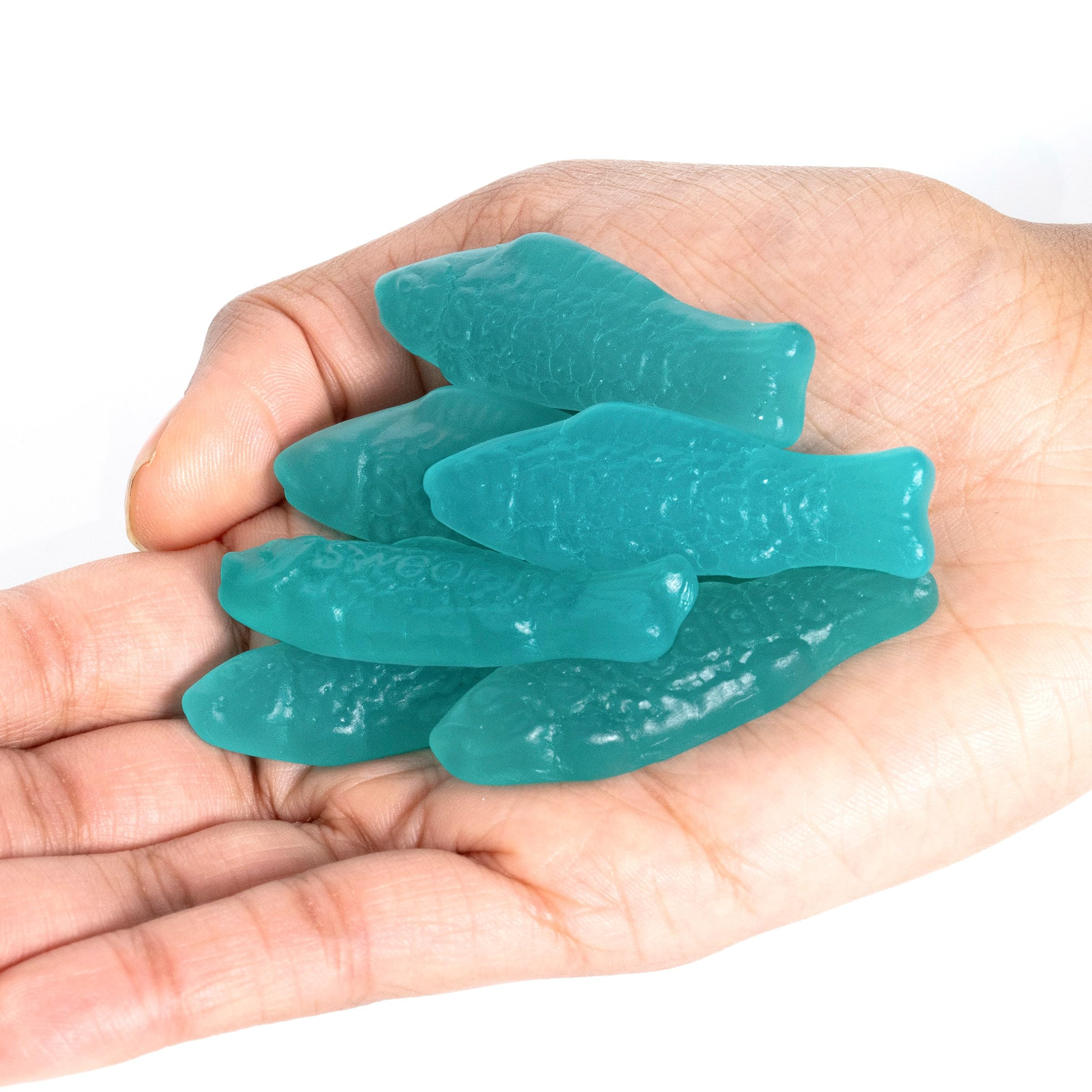 SWEDISH FISH Blue Raspberry Lemonade Soft & Chewy Gummy Candy, 8.04 oz - Image 7