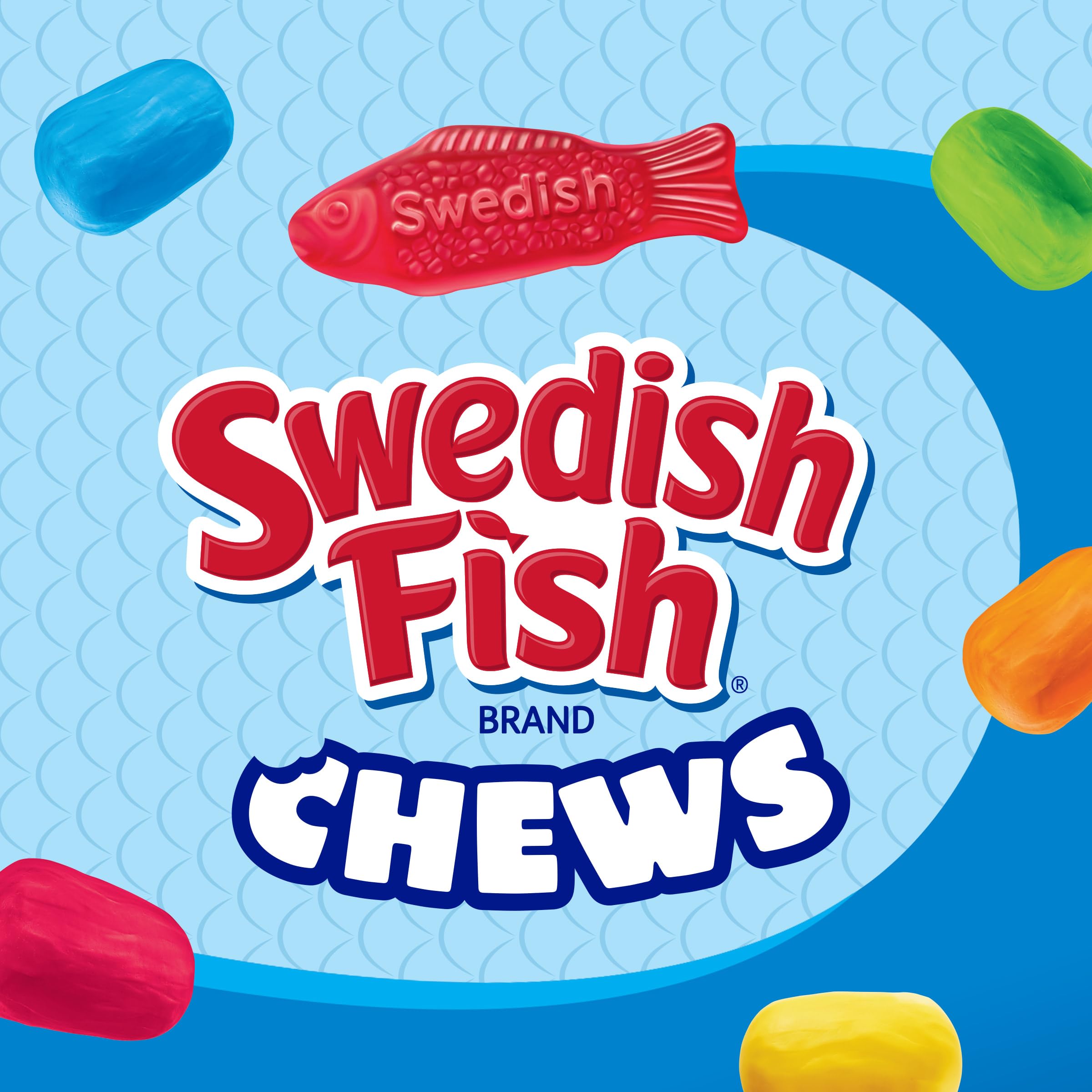 SWEDISH FISH Chews Soft & Chewy Candy, Share Size, 8.12 oz - Image 4
