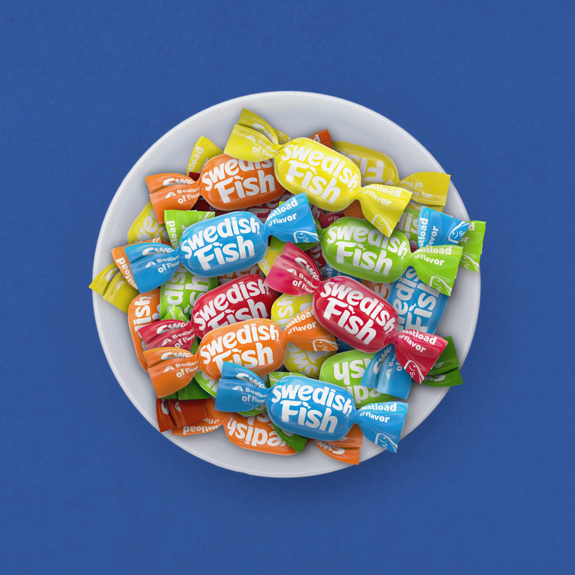 SWEDISH FISH Chews Soft & Chewy Candy, Share Size, 8.12 oz - Image 6