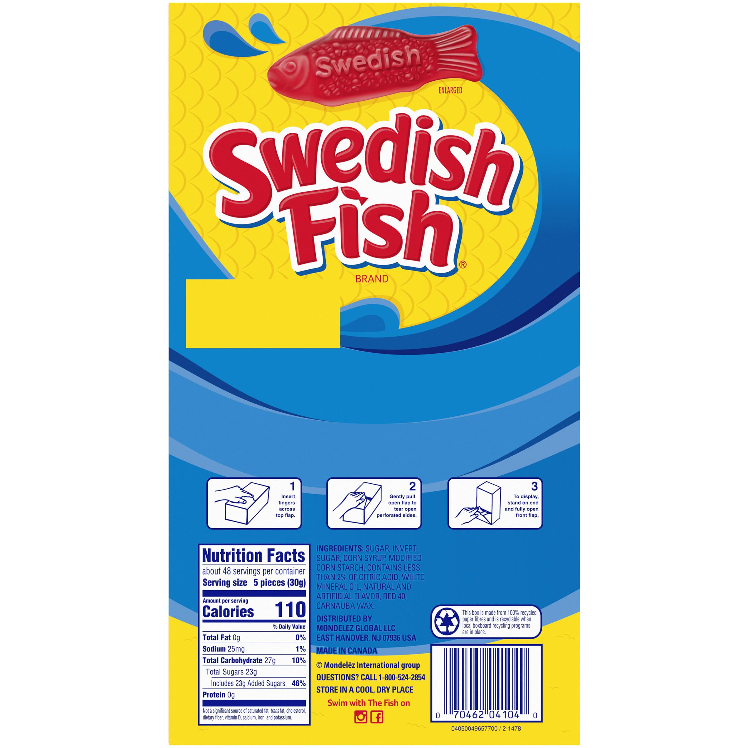 SWEDISH FISH Individually Wrapped Soft & Chewy Gummy Candy, Bulk Candy, 240 Count Box - Image 16