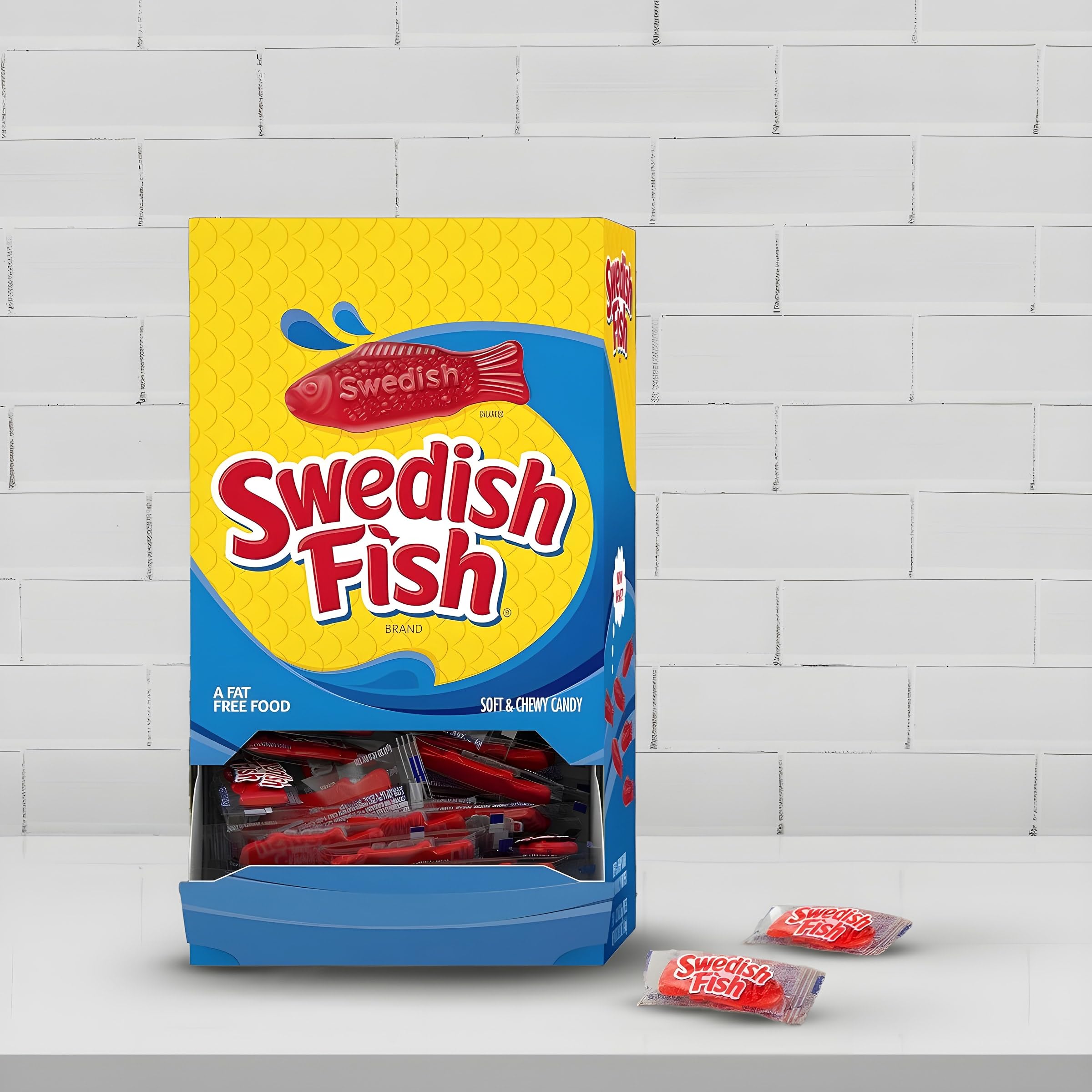 SWEDISH FISH Individually Wrapped Soft & Chewy Gummy Candy, Bulk Candy, 240 Count Box - Image 8
