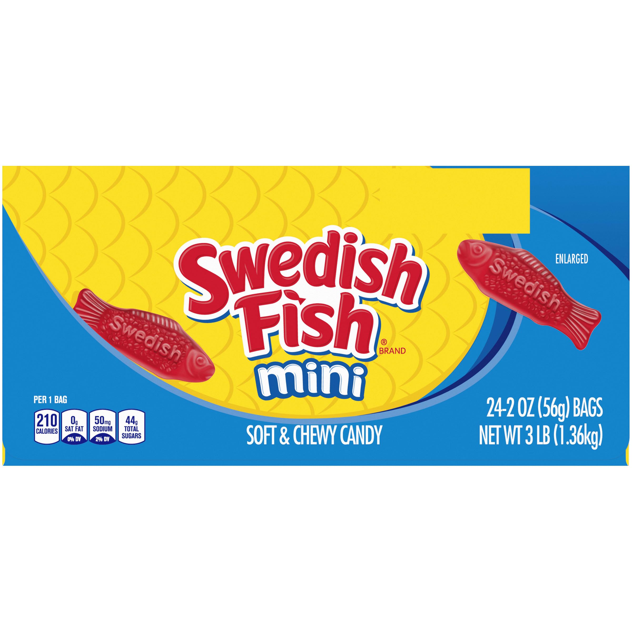 SWEDISH FISH Mini Soft & Chewy Candy, Halloween Candy, 24 - 2 oz Bags - Image 16