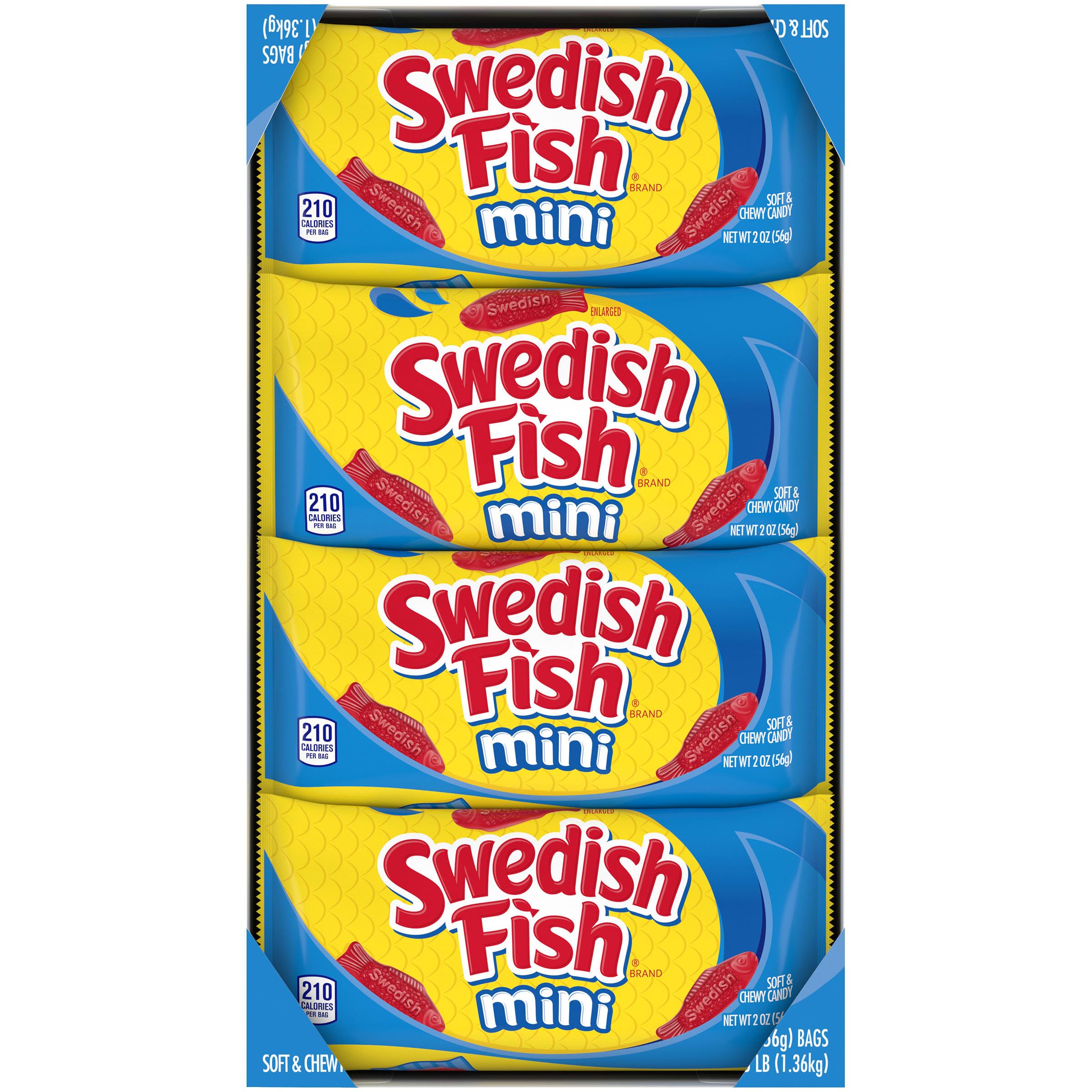 SWEDISH FISH Mini Soft & Chewy Candy, Halloween Candy, 24 - 2 oz Bags - Image 19