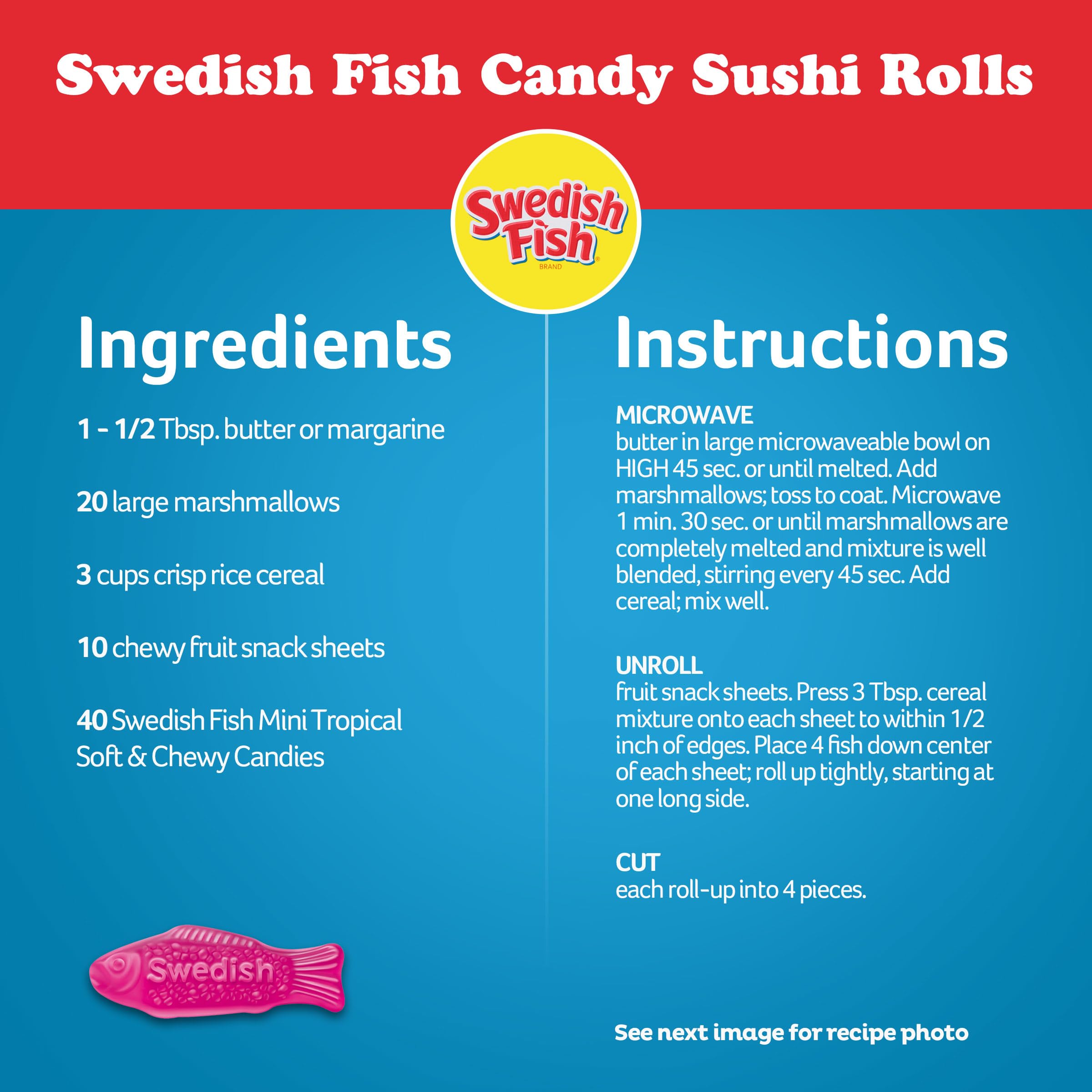 SWEDISH FISH Mini Tropical Soft & Chewy Candy, 8 oz - Image 10
