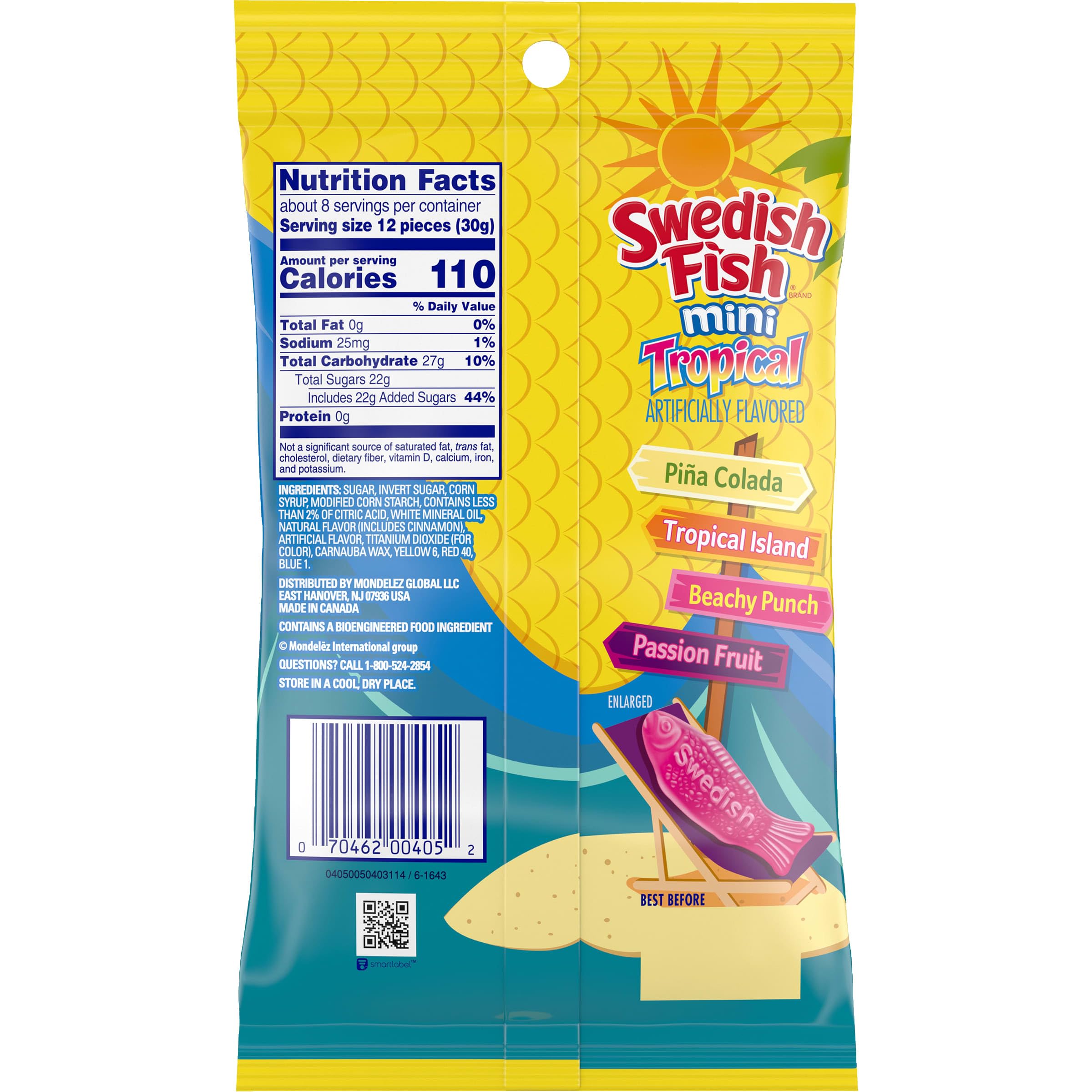 SWEDISH FISH Mini Tropical Soft & Chewy Candy, 8 oz - Image 15