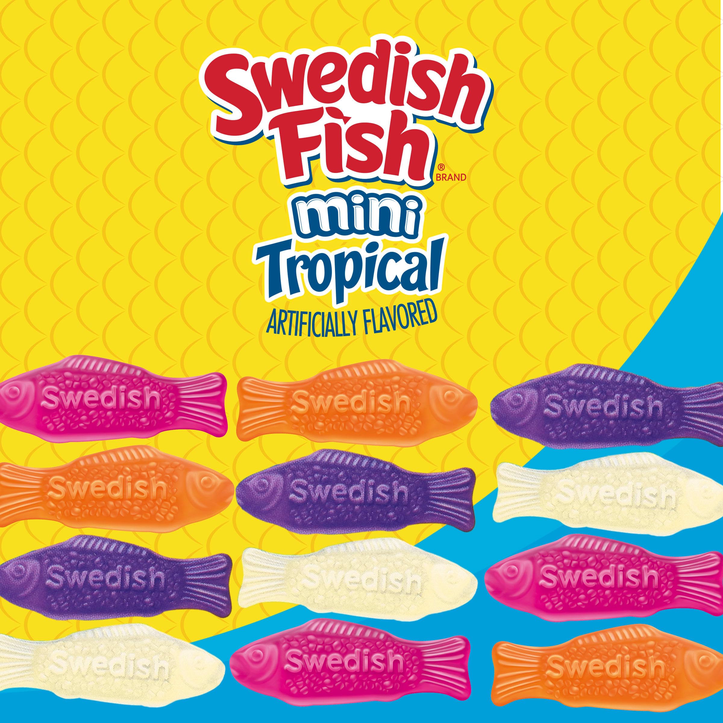 SWEDISH FISH Mini Tropical Soft & Chewy Candy, 8 oz - Image 4