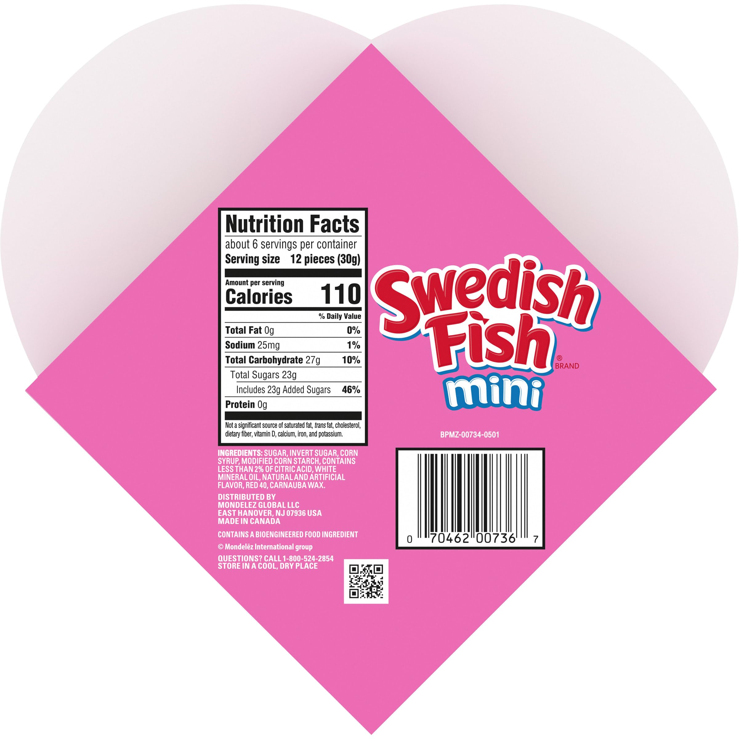 SWEDISH FISH Soft & Chewy Valentines Day Candy, 6.8 oz Heart Shaped Box - Image 12